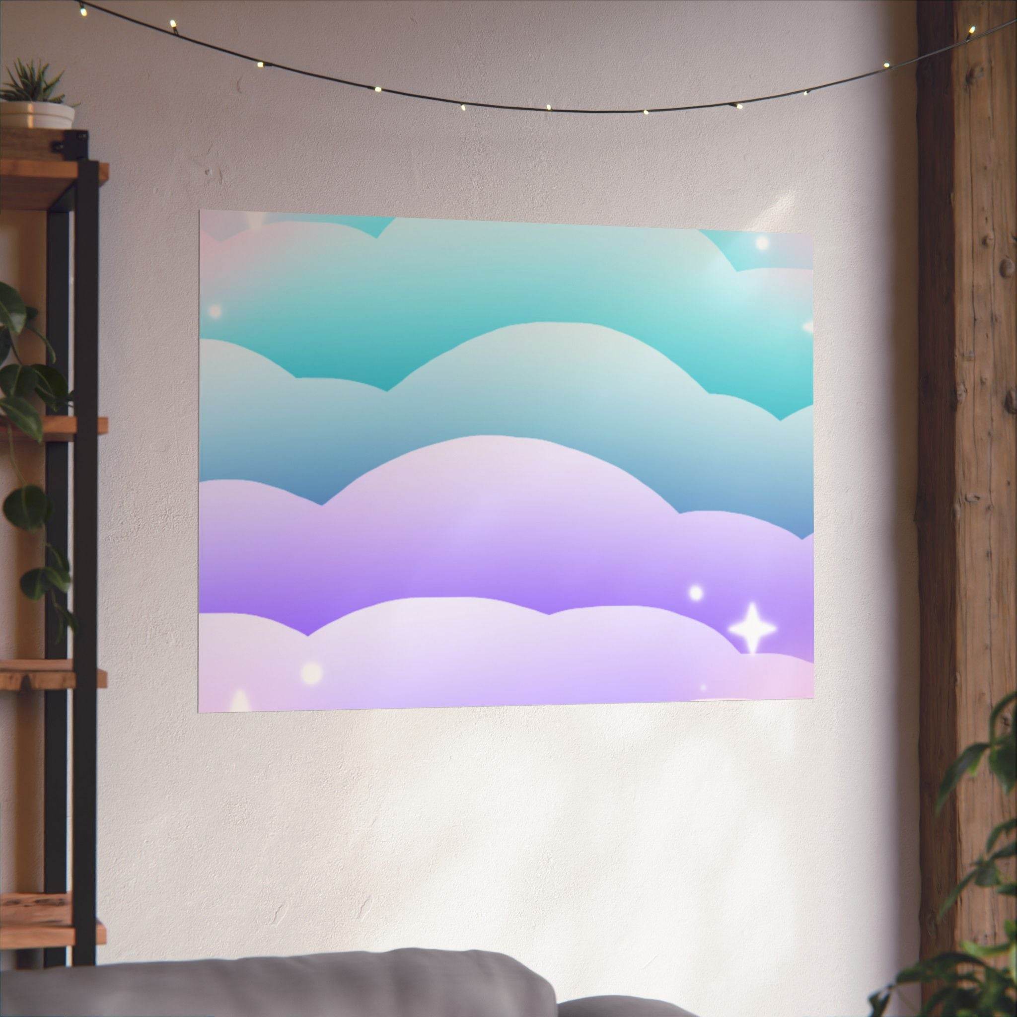 Cloudscape Matte Horizontal Posters - Esmeralda Ecostore