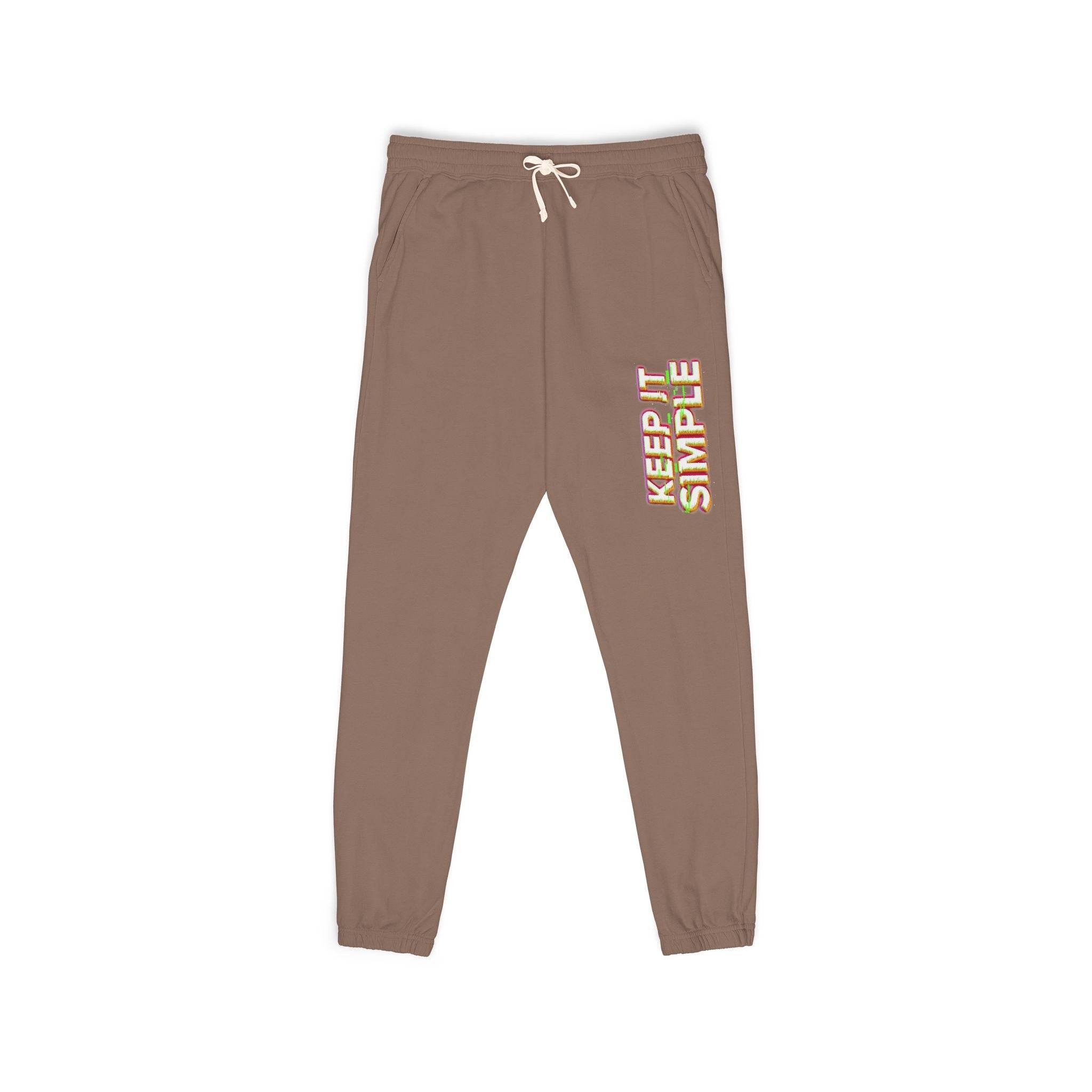 Keep It Simple Eco-Friendly Unisex Garment-Dyed Fleece Sweatpants