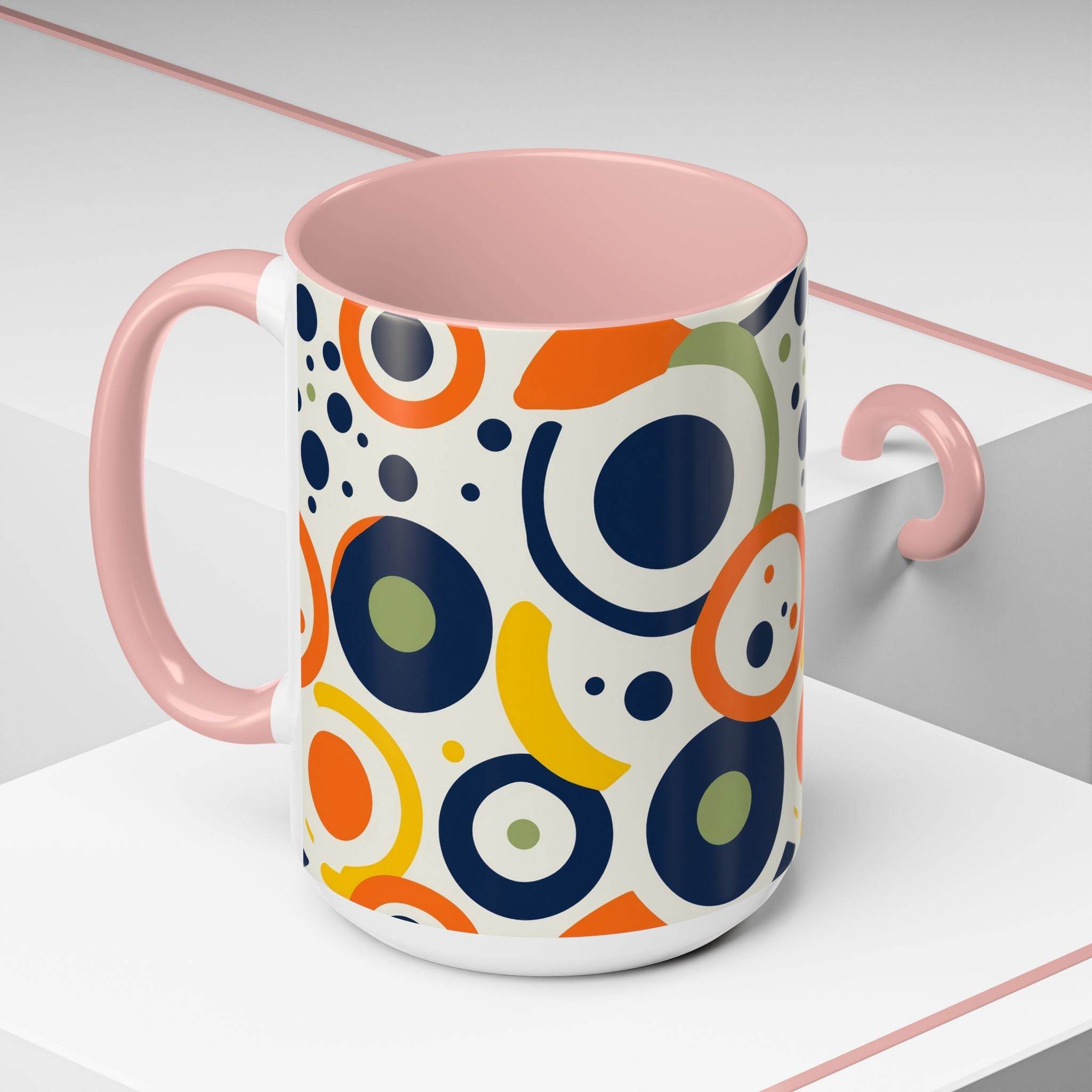 Pop Art Accent Coffee Mug (11oz-15oz) - Esmeralda Ecostore