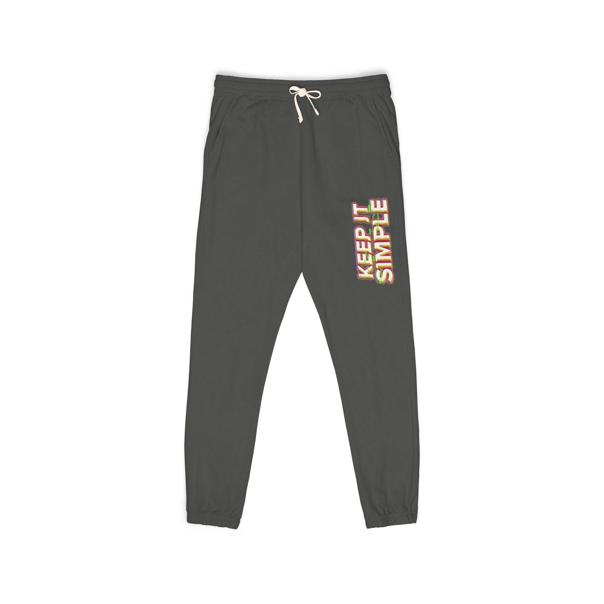 Keep It Simple Eco-Friendly Unisex Garment-Dyed Fleece Sweatpants