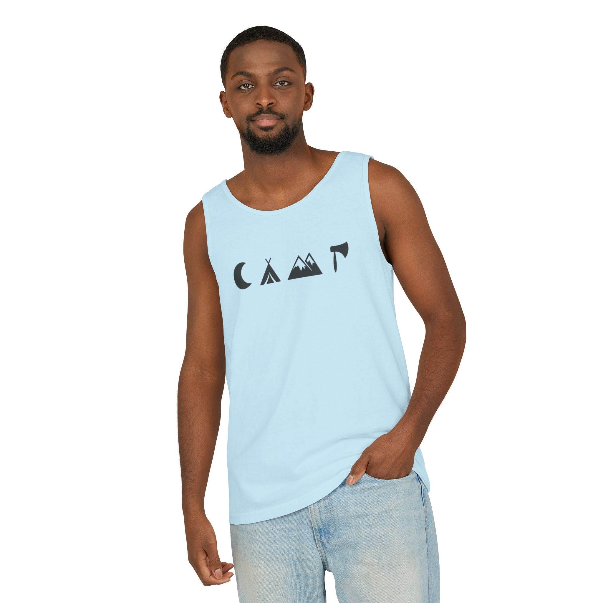 Adventure Awaits Unisex Garment-Dyed Tank Top