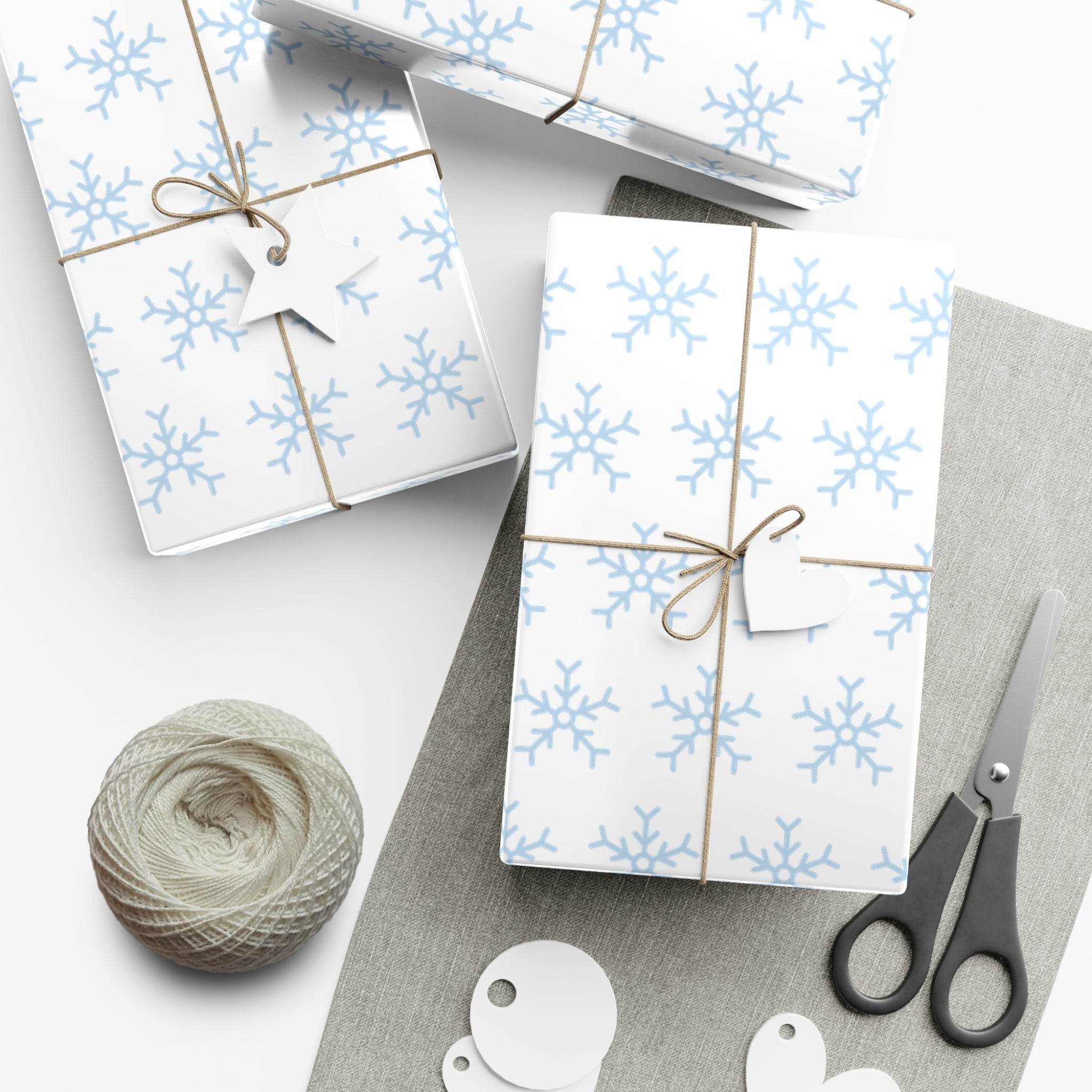 Snowflake Gift Wrap Papers - Esmeralda Ecostore