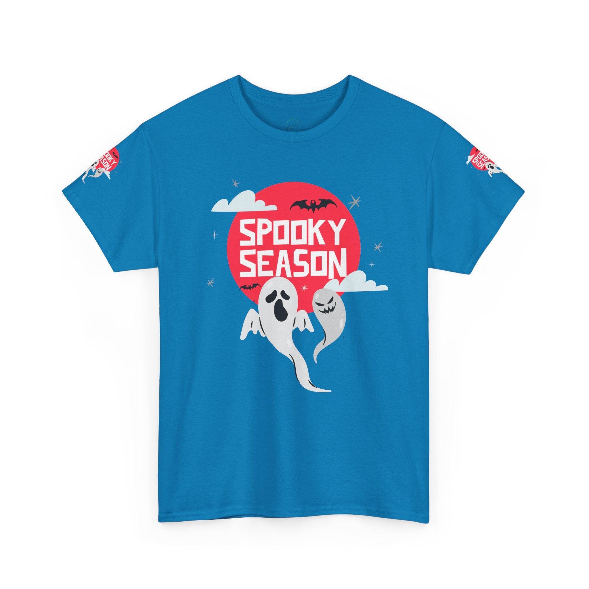 Spooky Season Halloween Eco-Friendly Shirt Unisex Heavy Cotton Tee
