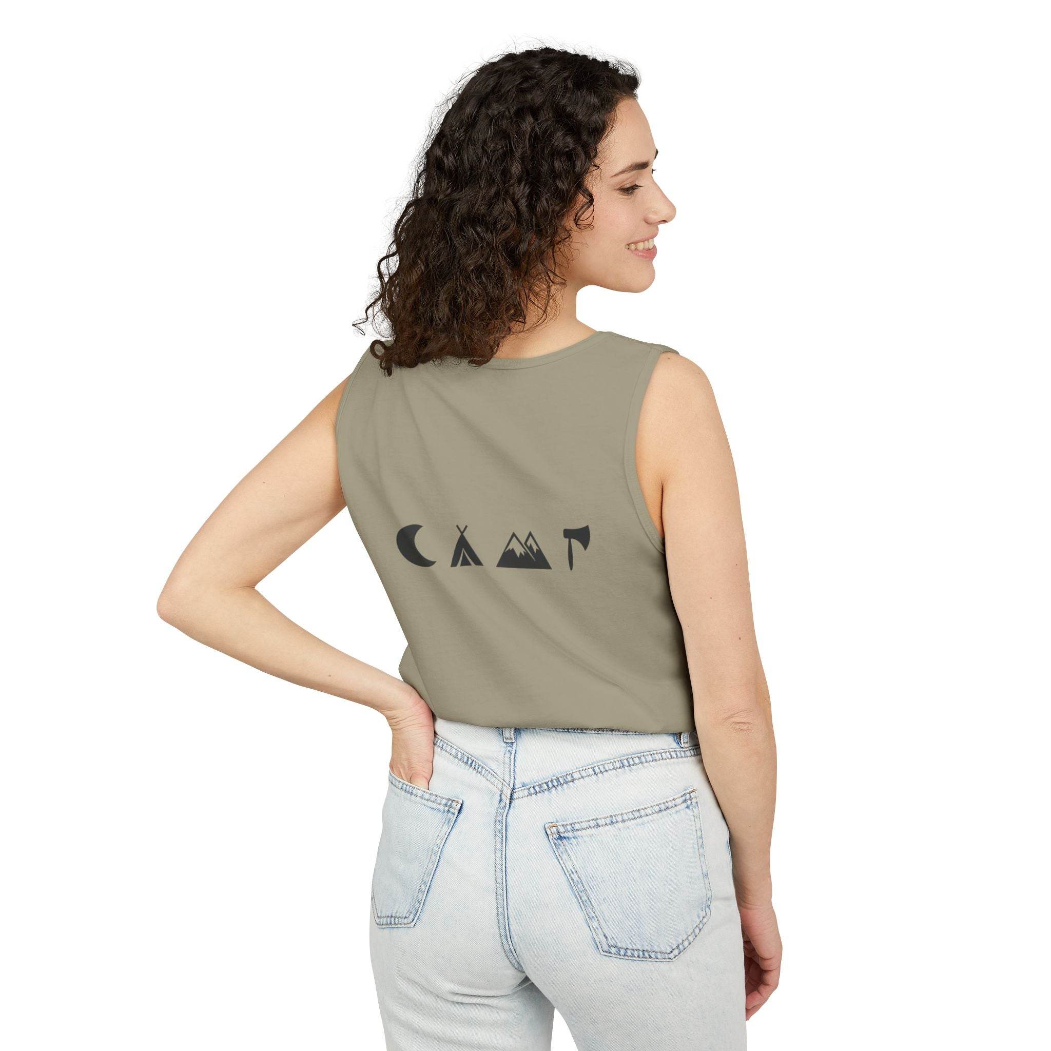 Adventure Awaits Unisex Garment-Dyed Tank Top