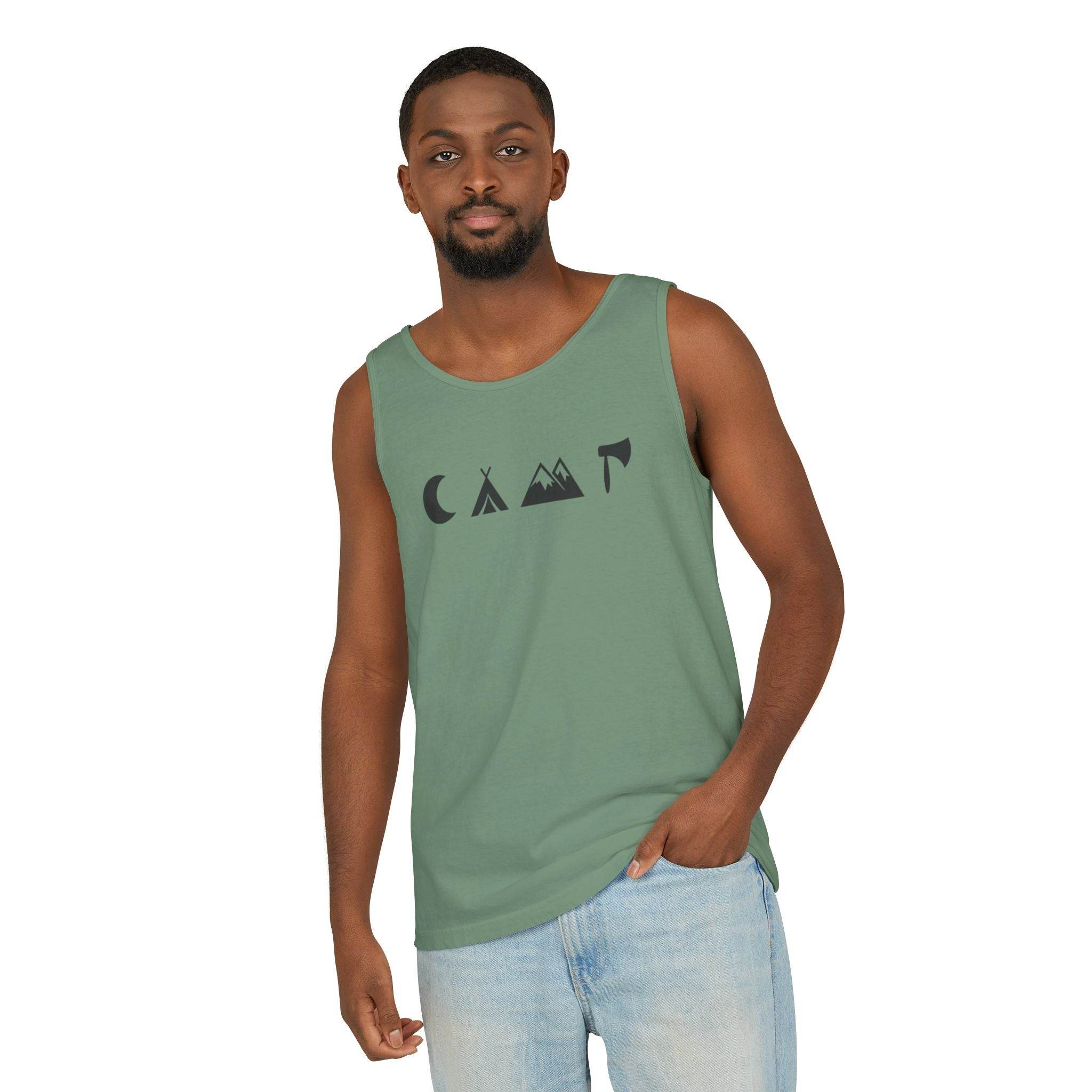 Adventure Awaits Unisex Garment-Dyed Tank Top