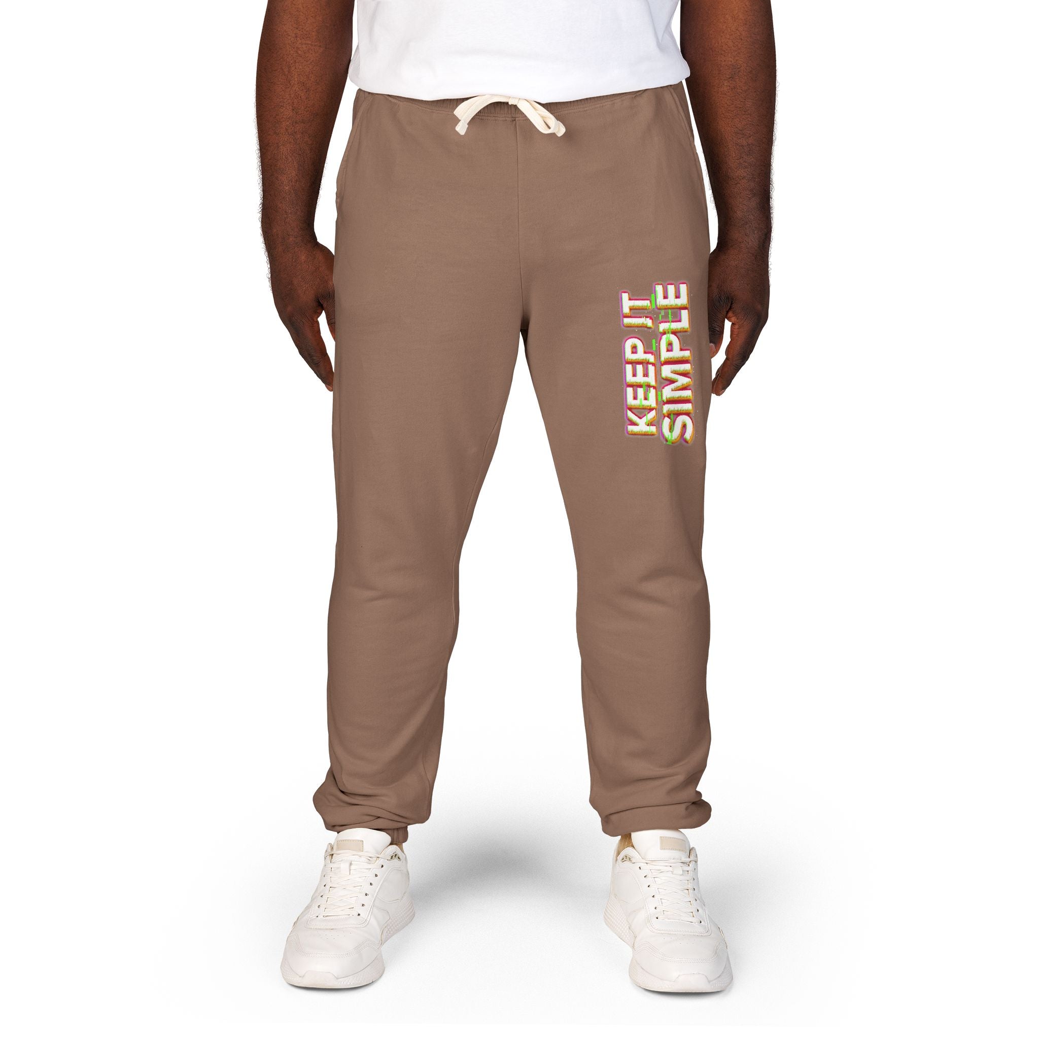 Keep It Simple Eco-Friendly Unisex Garment-Dyed Fleece Sweatpants