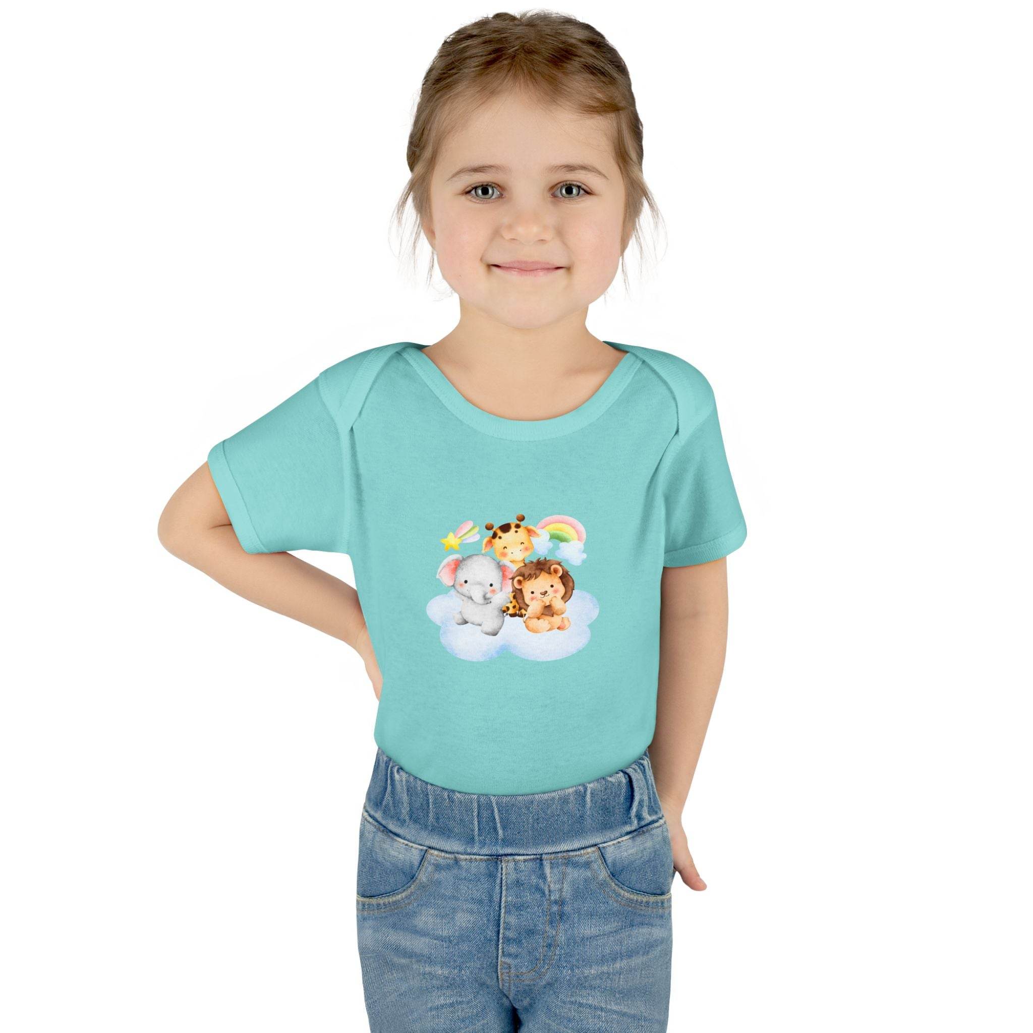 Cloud Buddies Infant Baby Rib Bodysuit - Esmeralda Ecostore