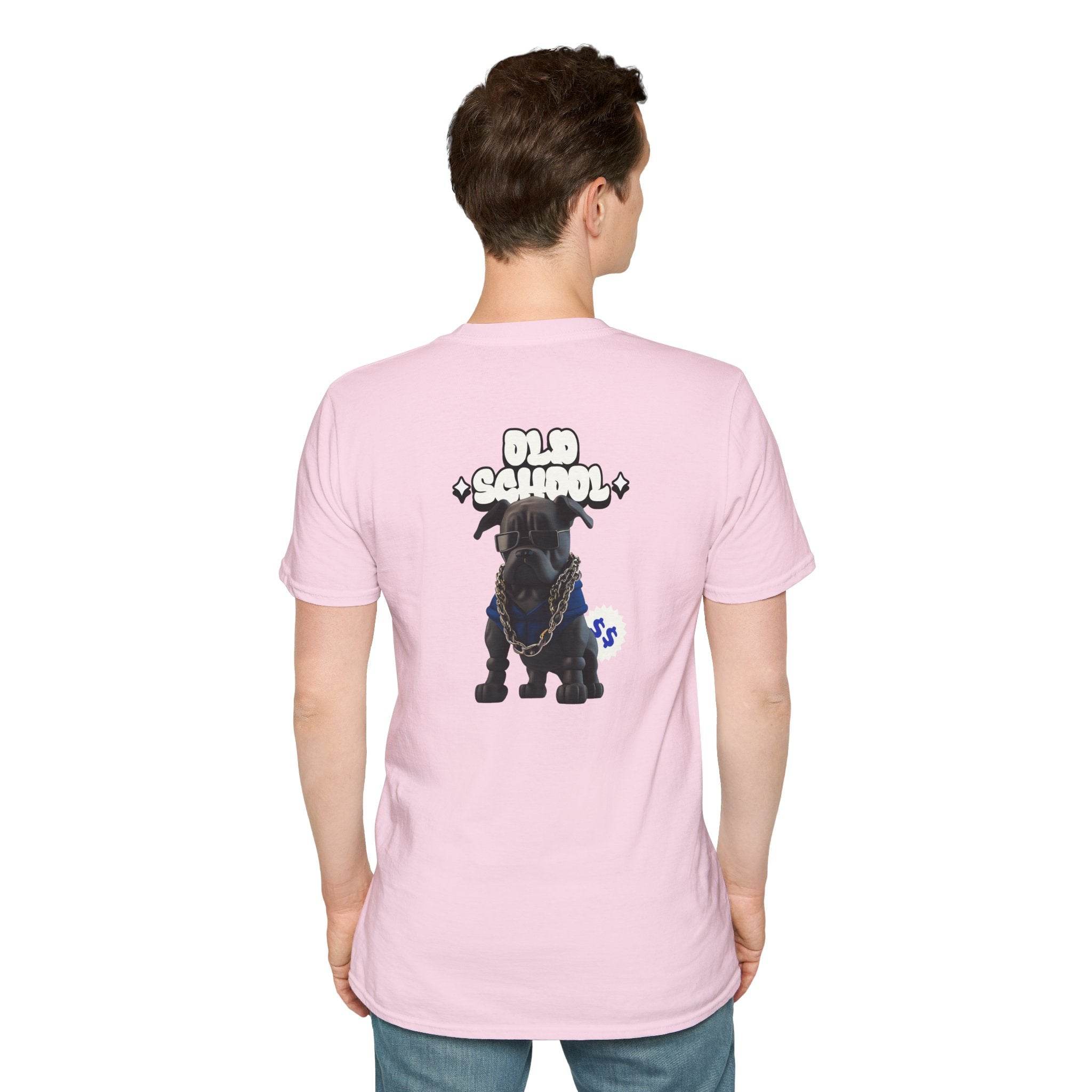 Old School Dog Unisex Softstyle T-Shirt - Esmeralda Ecostore