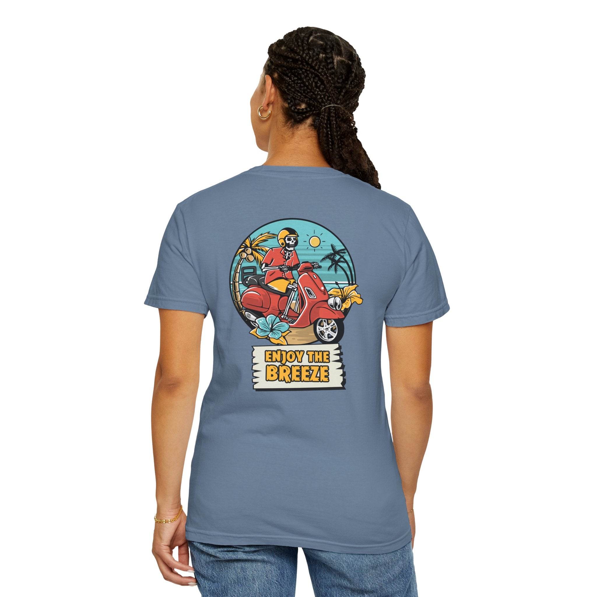 Enjoy The Breeze Unisex Garment-Dyed T-Shirt - Esmeralda Ecostore