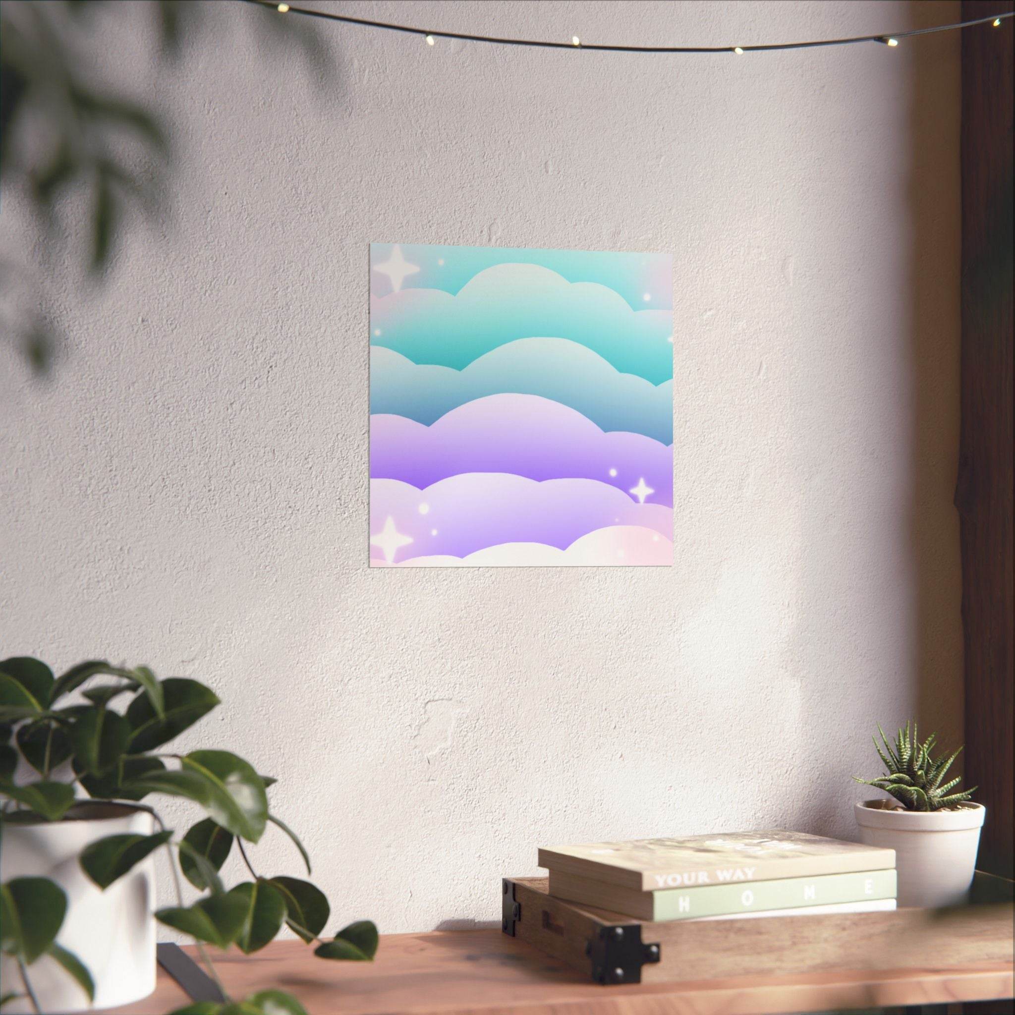 Cloudscape Matte Horizontal Posters - Esmeralda Ecostore