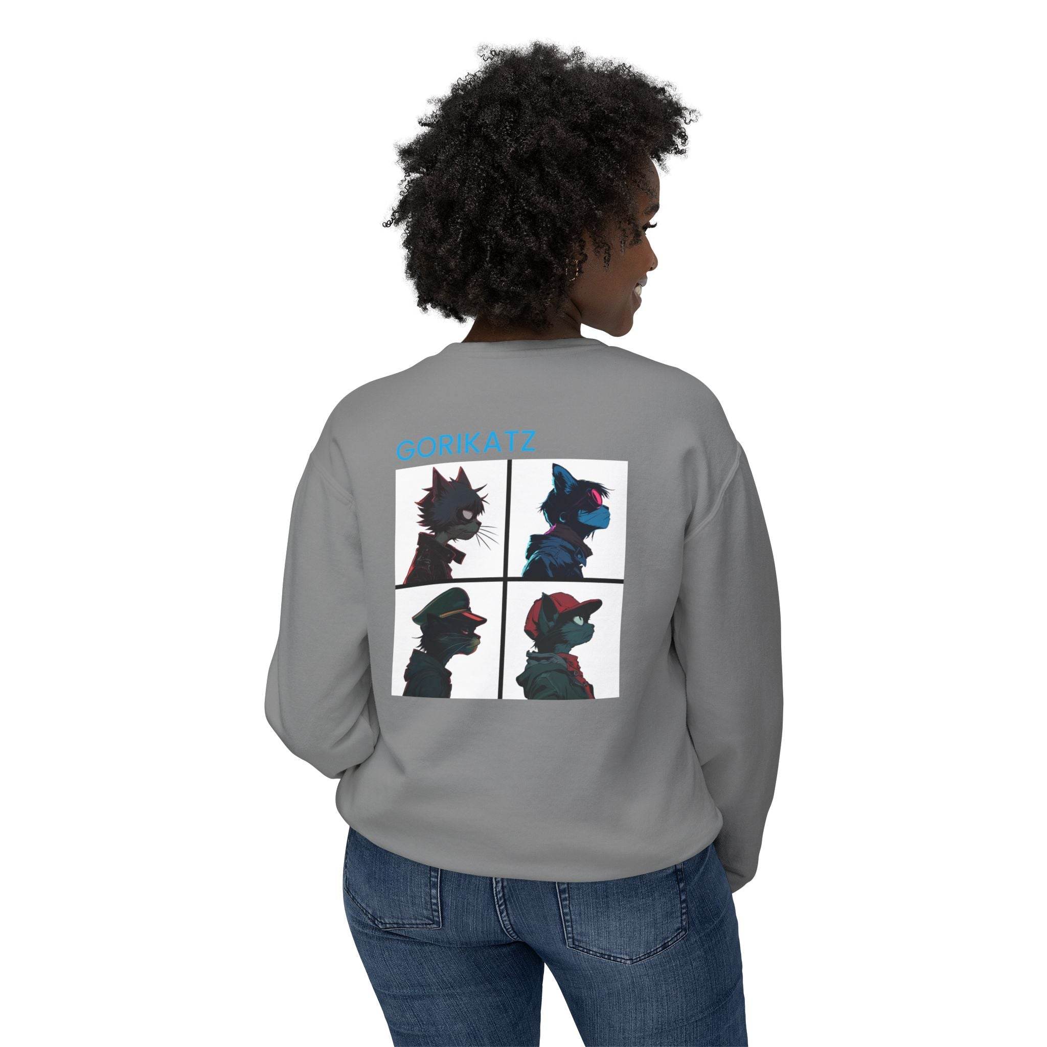 Gorikatz Unisex Lightweight Crewneck Sweatshirt - Esmeralda Ecostore