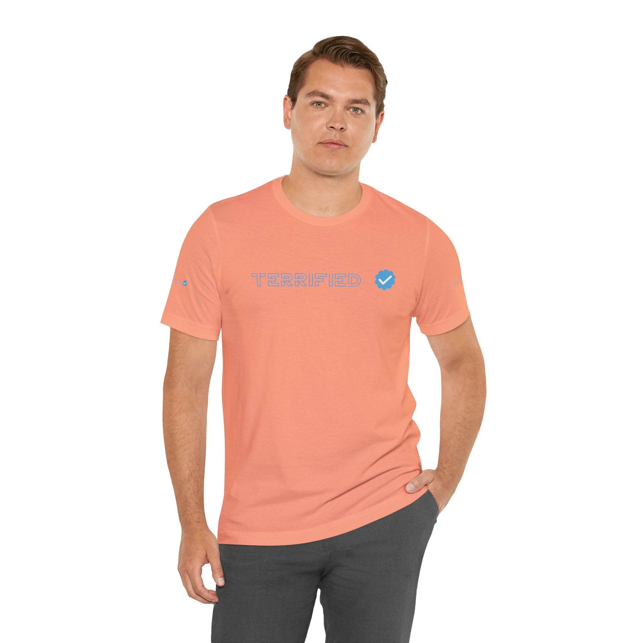 Terrified Unisex Jersey Short Sleeve Tee - Esmeralda Ecostore