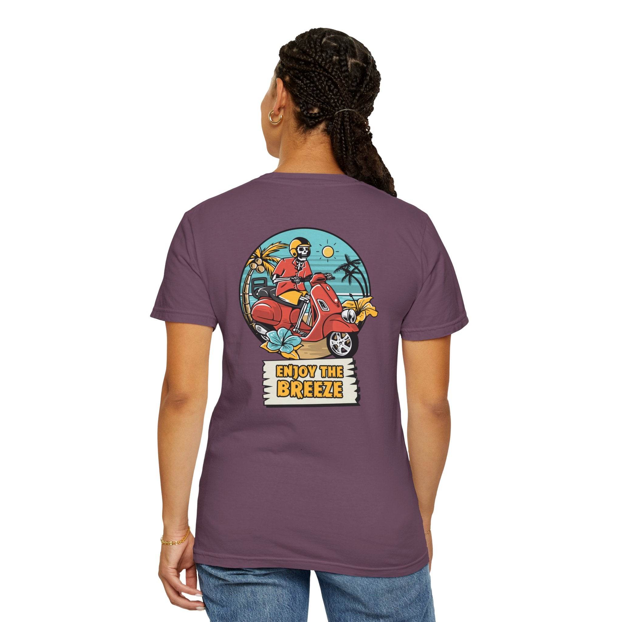 Enjoy The Breeze Unisex Garment-Dyed T-Shirt - Esmeralda Ecostore