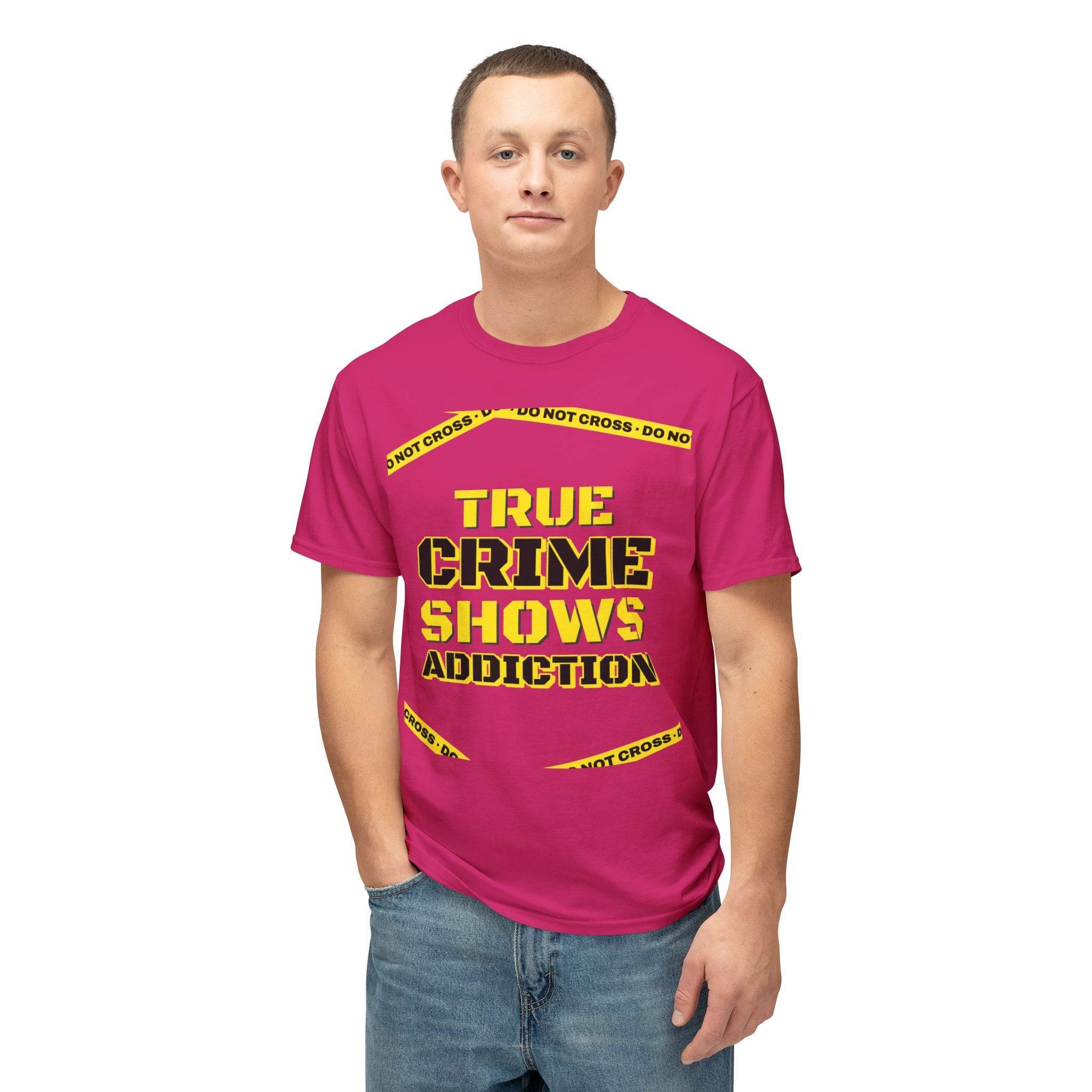 True Crime Shows Addiction Unisex HD Cotton™ T-Shirt - Esmeralda Ecostore