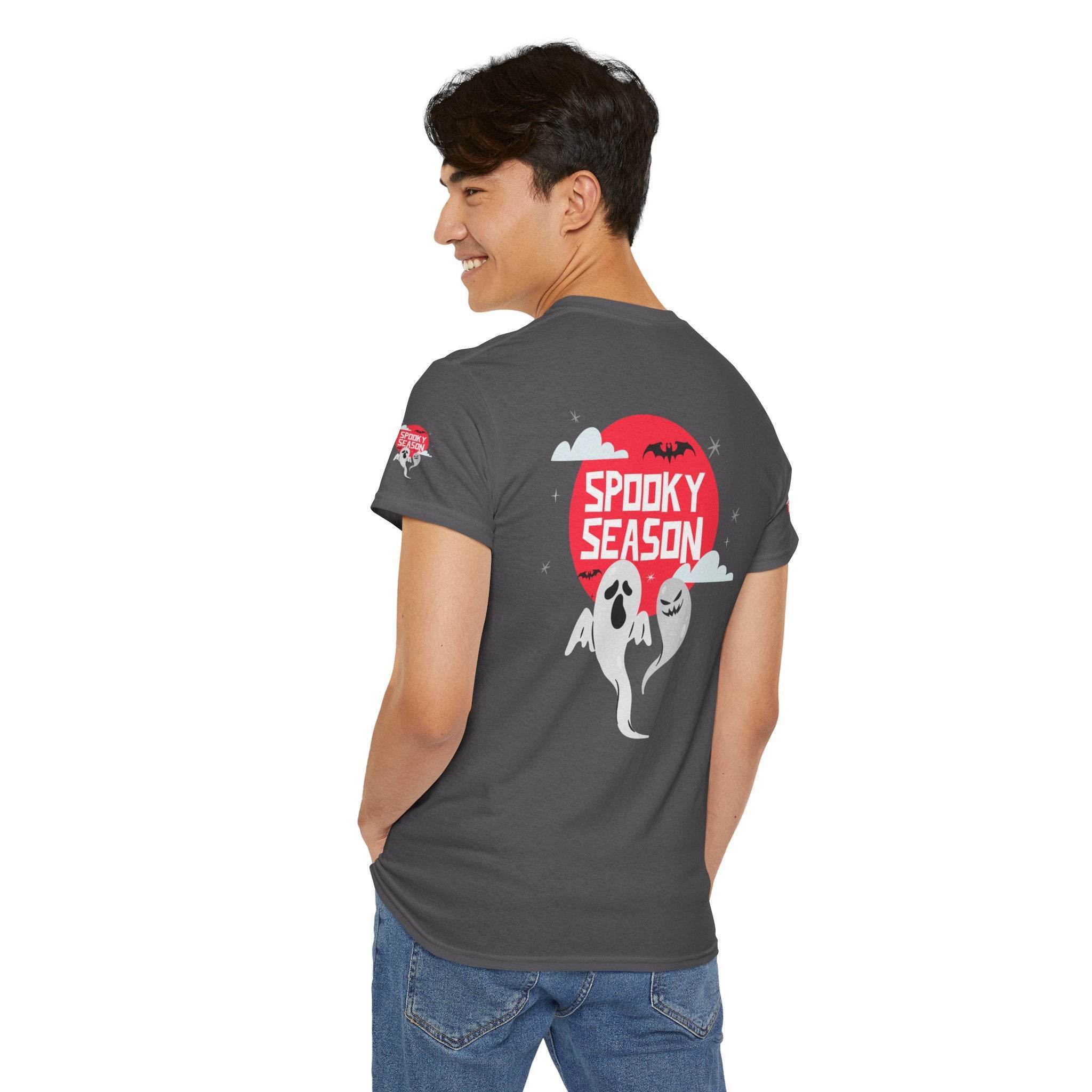 Spooky Season Halloween Eco-Friendly Shirt Unisex Heavy Cotton Tee