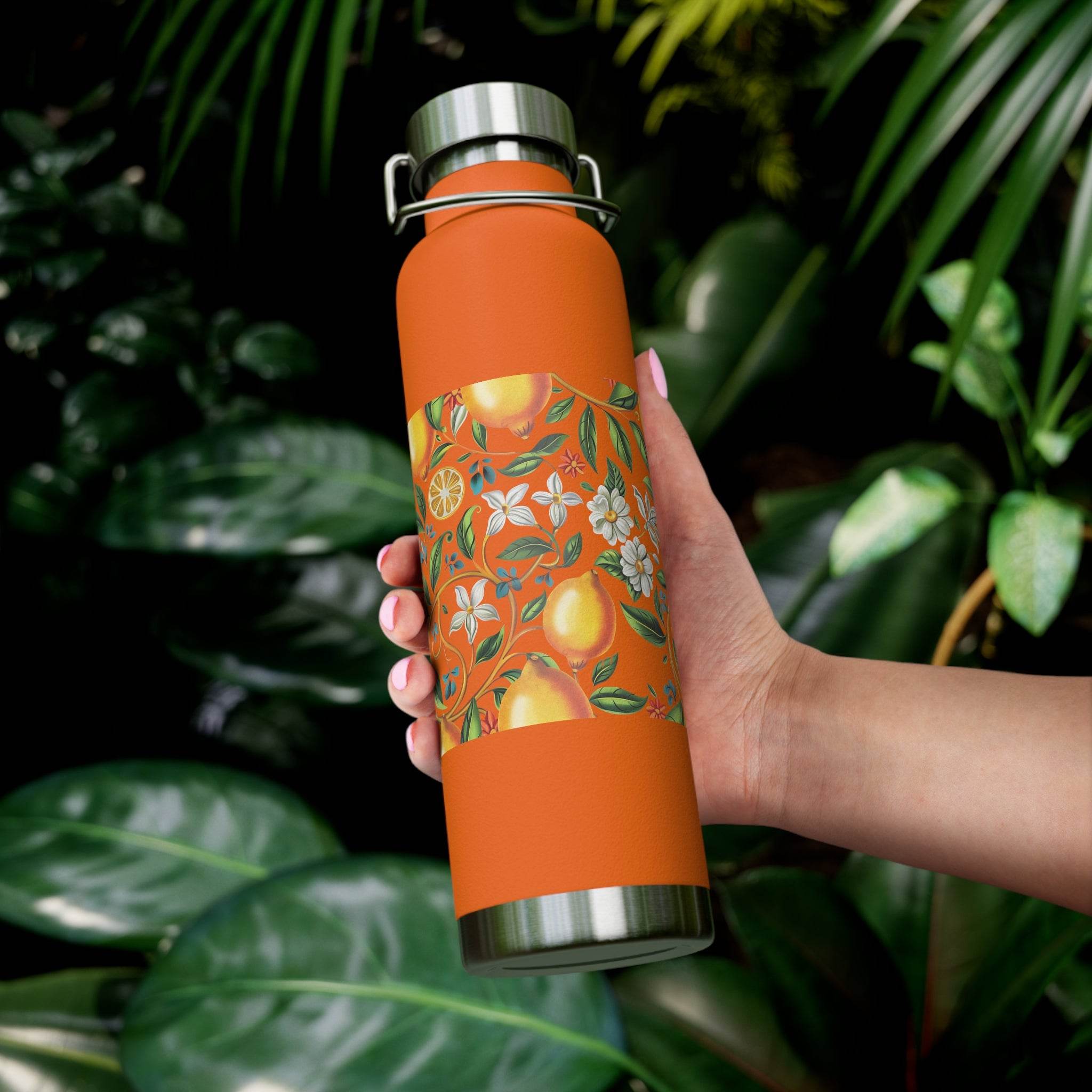 Citrus Bloom Copper Vacuum Insulated Bottle - Esmeralda Ecostore