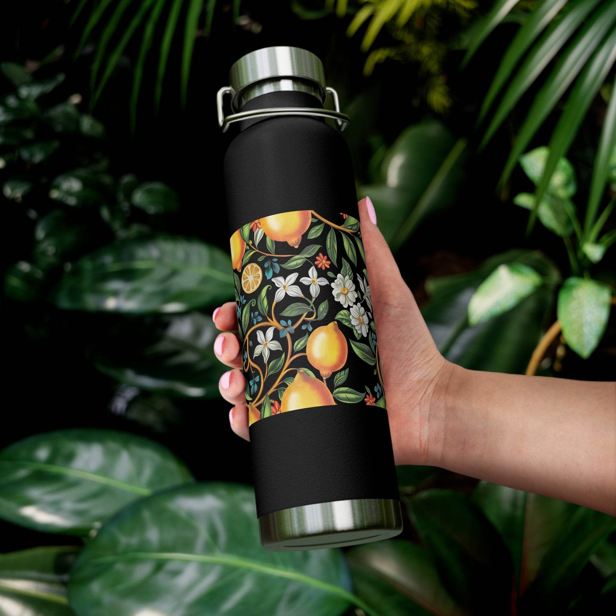 Citrus Bloom Copper Vacuum Insulated Bottle - Esmeralda Ecostore