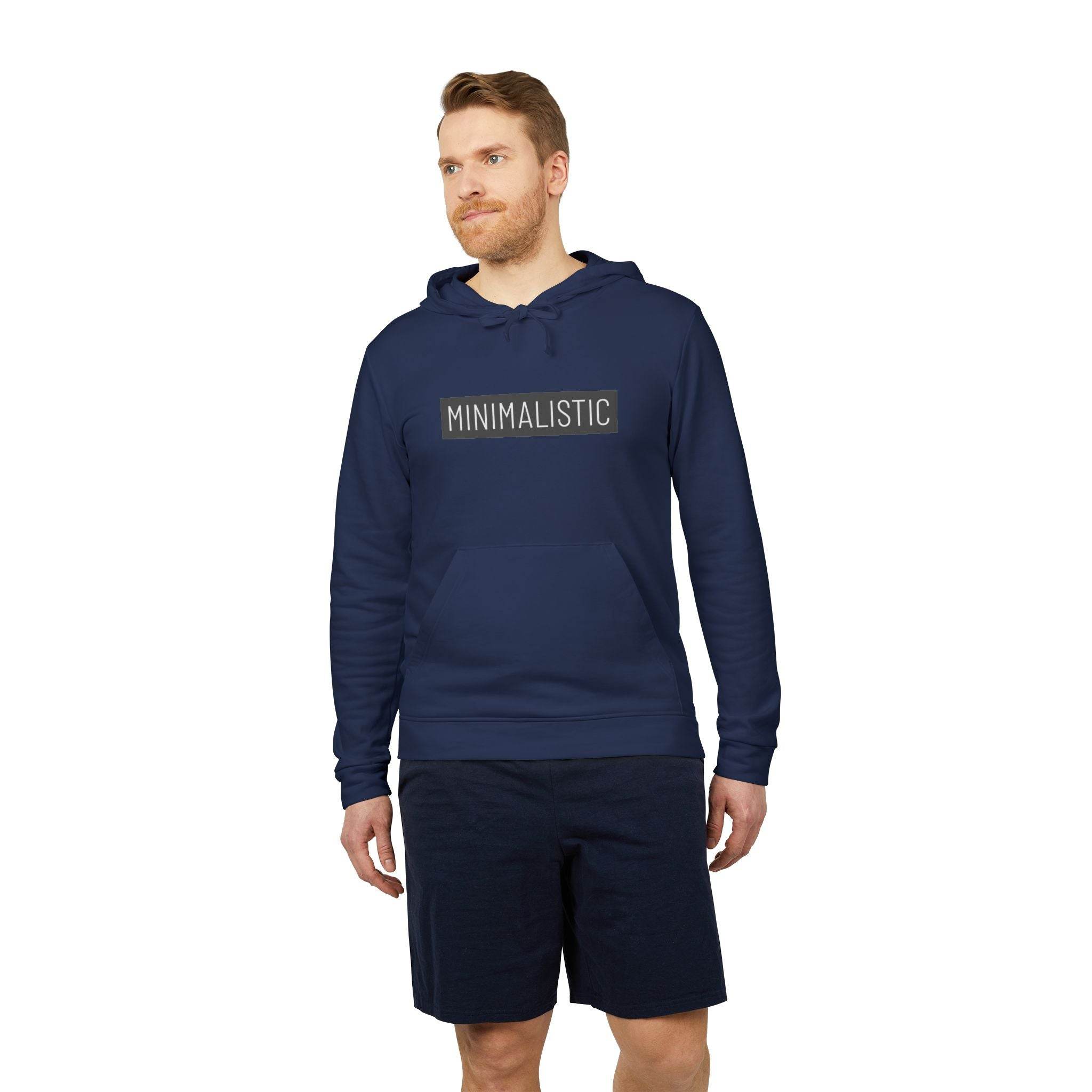 Minimalistic Adidas Unisex Fleece Hoodie - Hoodies - Esmeralda Ecostore