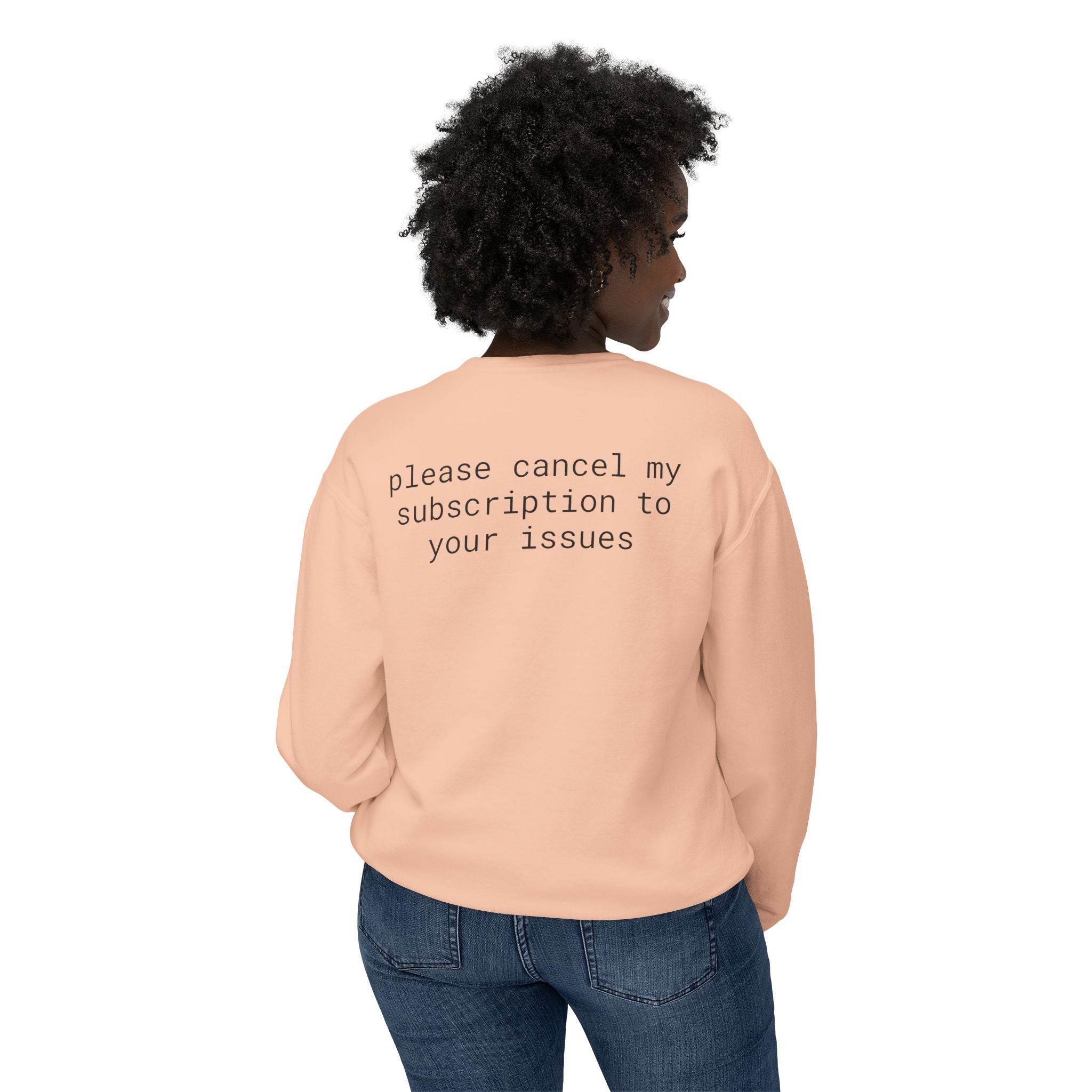 Funny Unisex Lightweight Crewneck Sweatshirt
