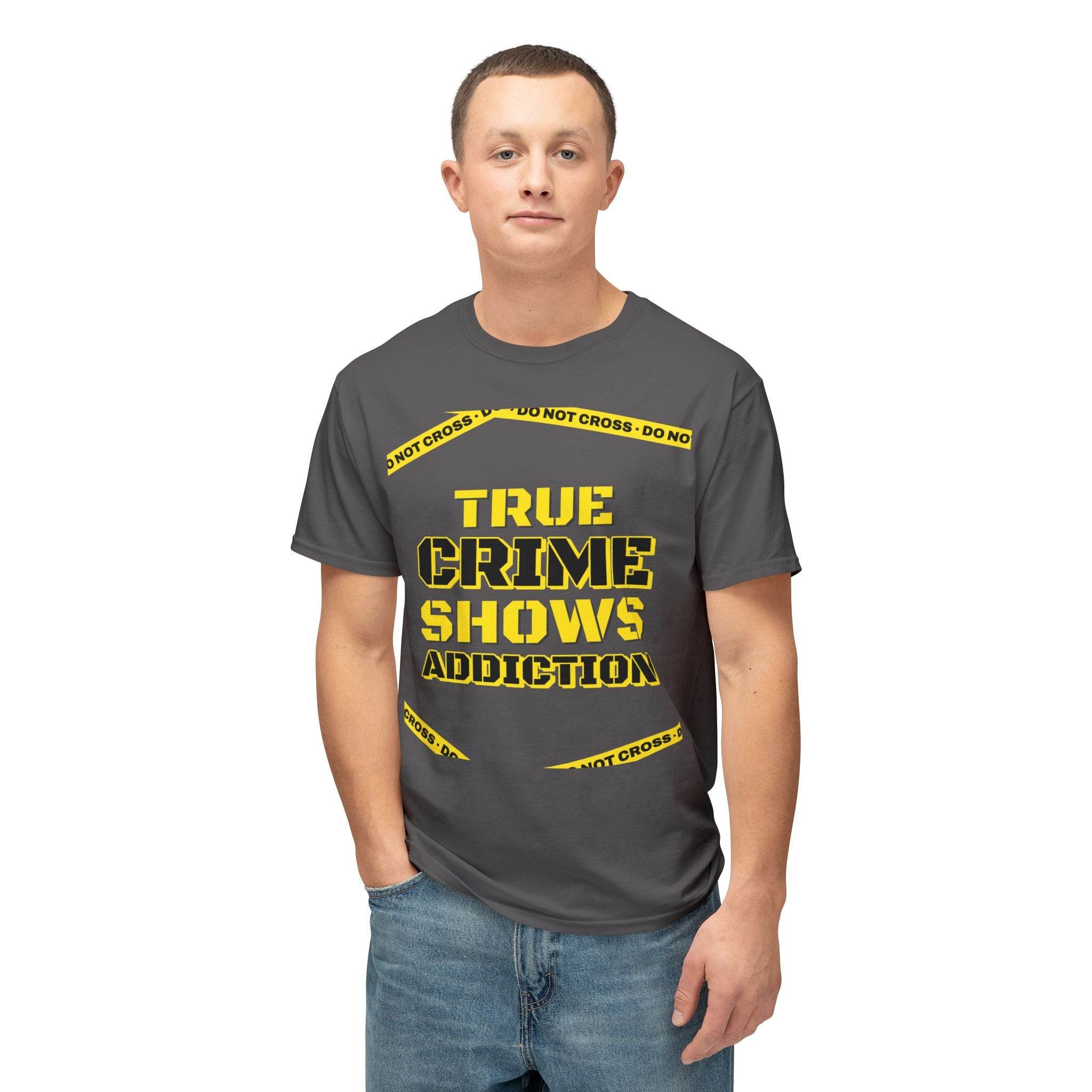 True Crime Shows Addiction Unisex HD Cotton™ T-Shirt - Esmeralda Ecostore