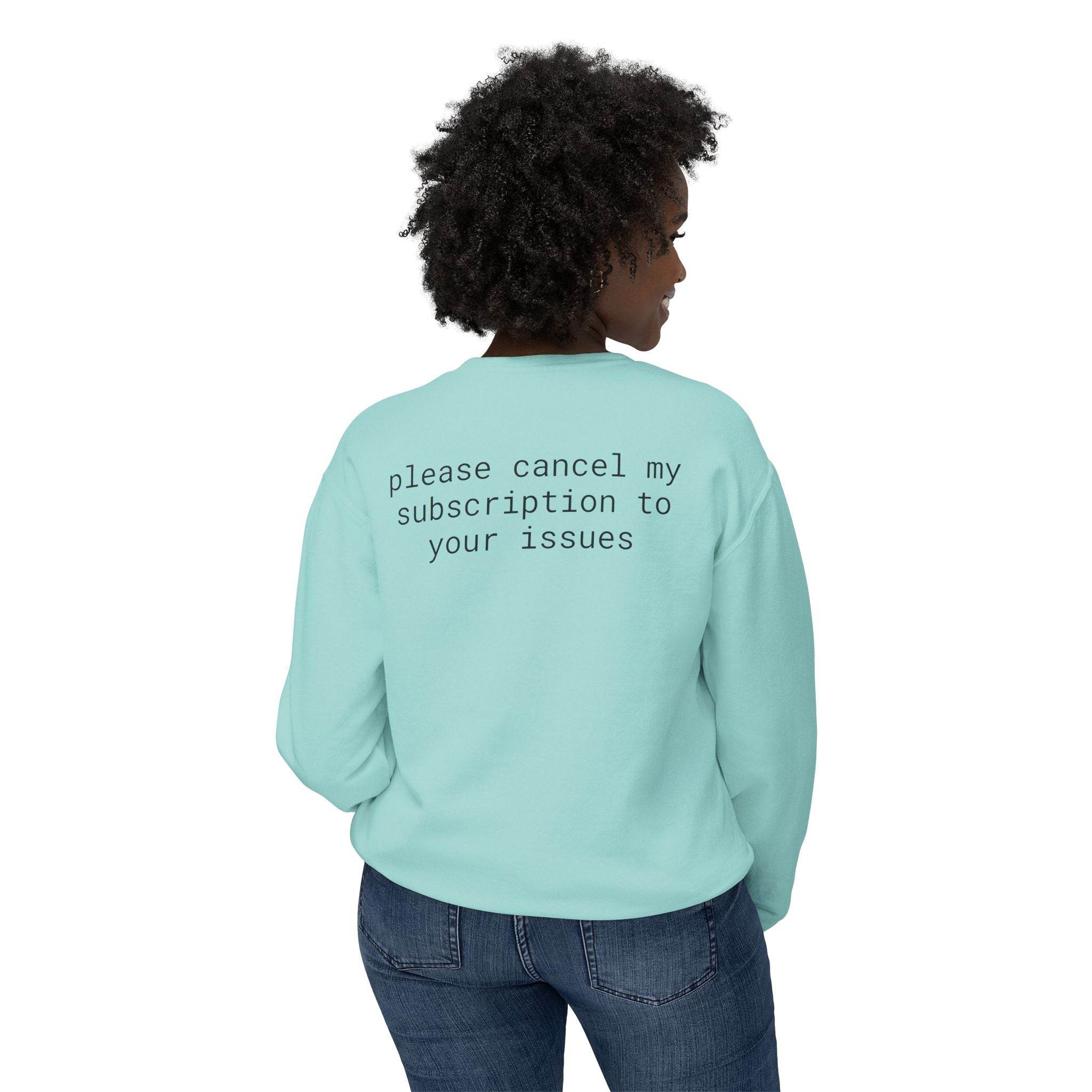 Funny Unisex Lightweight Crewneck Sweatshirt