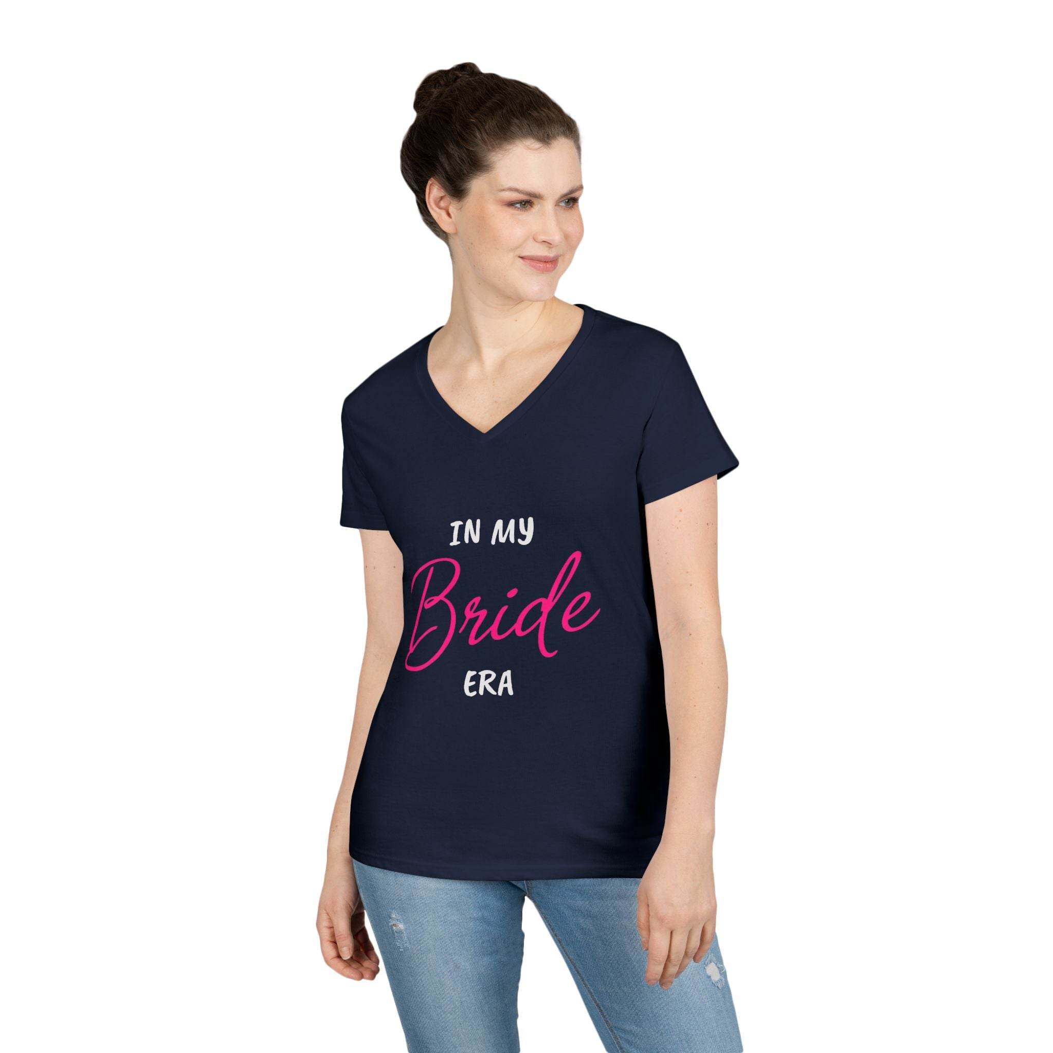 Bride Era Ladies' V-Neck T-Shirt