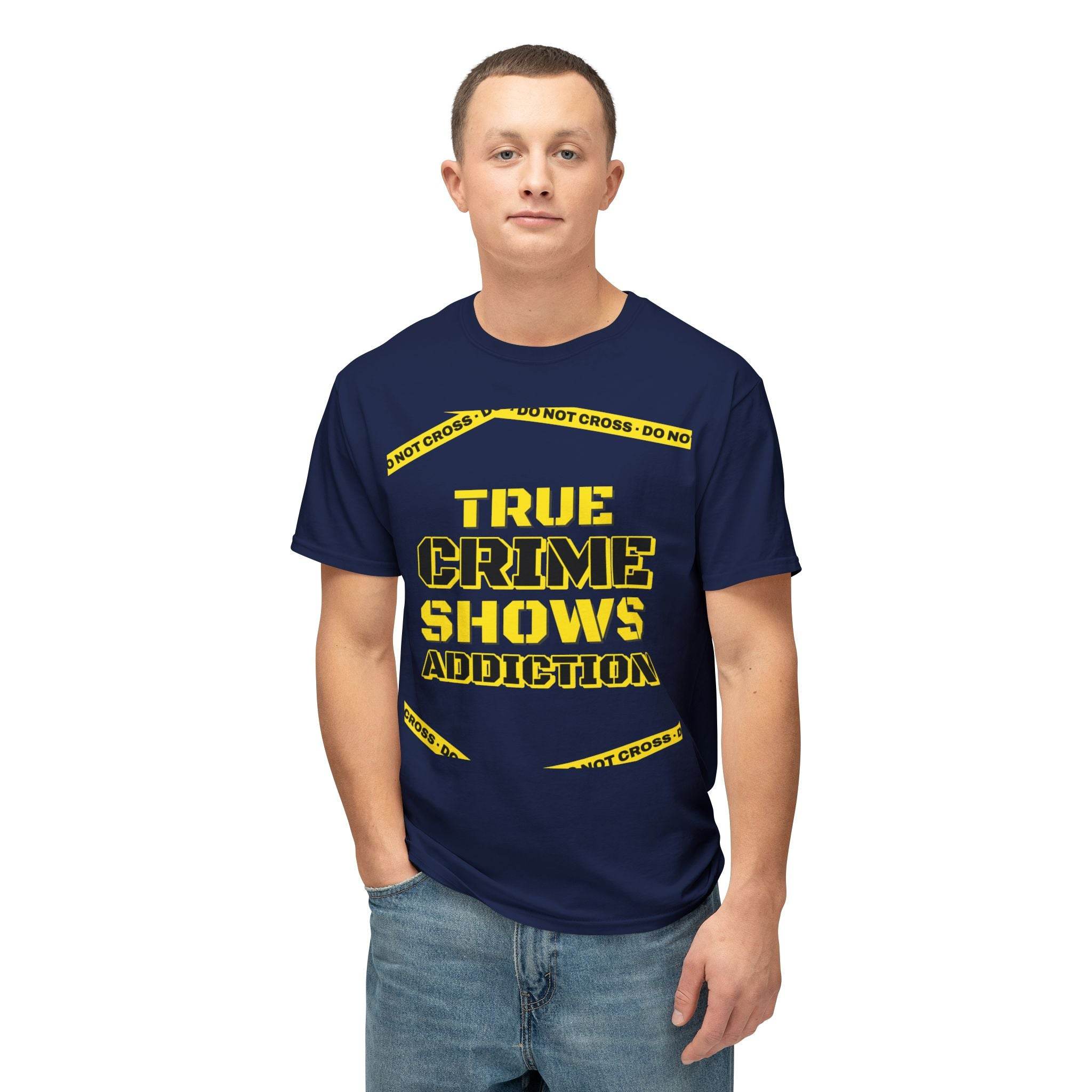True Crime Shows Addiction Unisex HD Cotton™ T-Shirt - Esmeralda Ecostore
