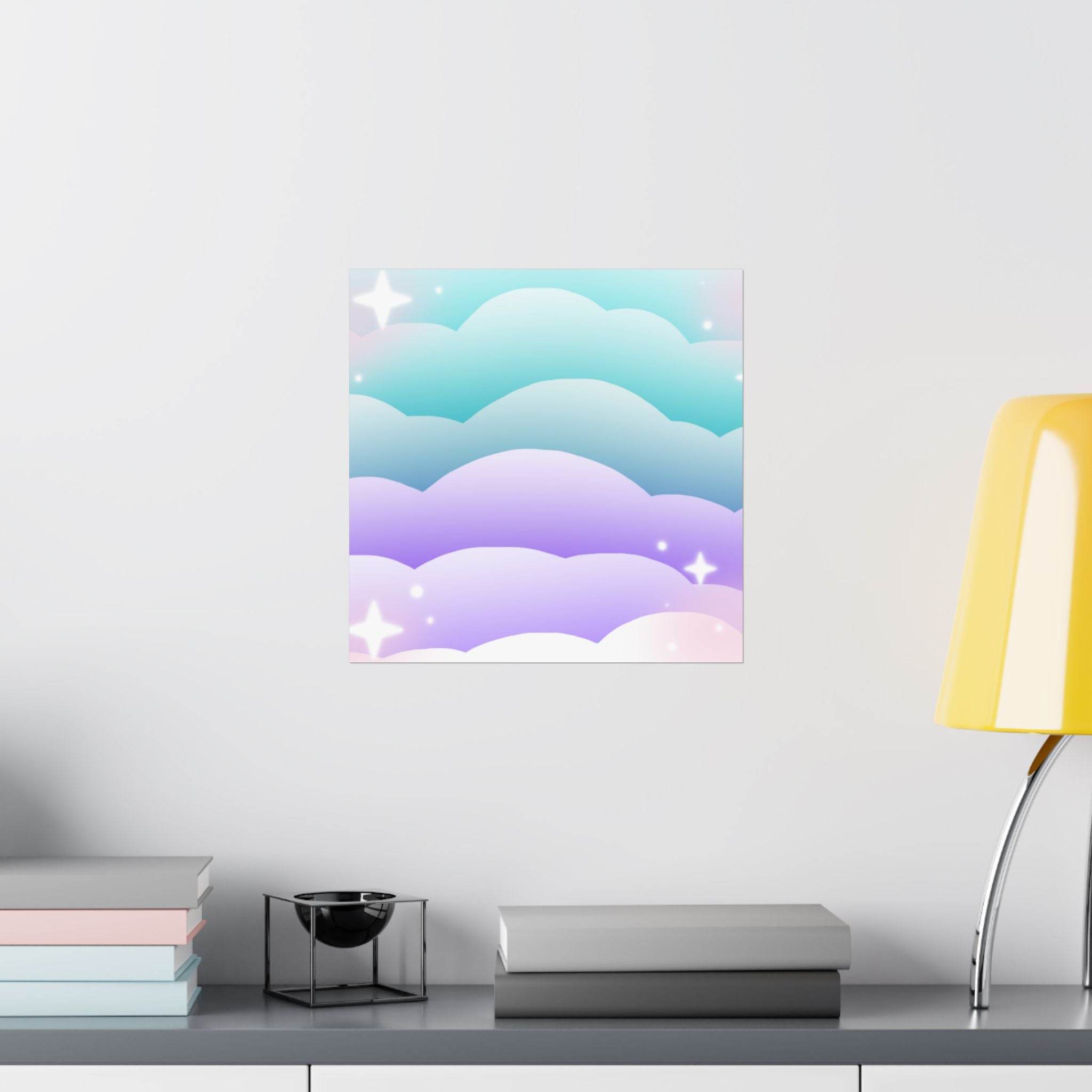 Cloudscape Matte Horizontal Posters - Esmeralda Ecostore