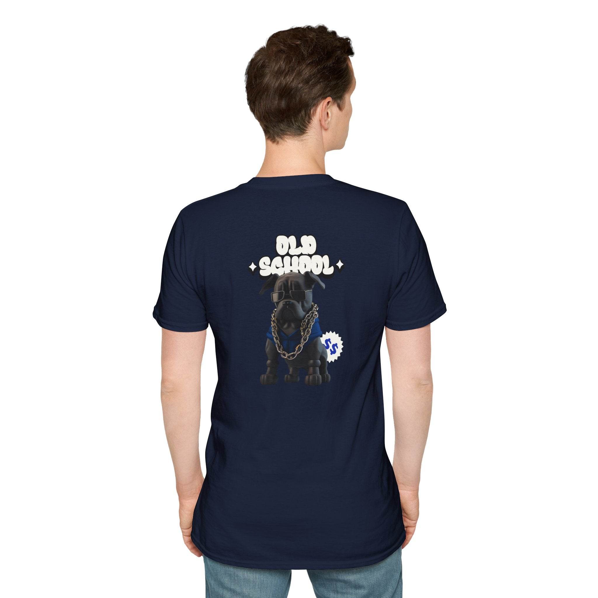 Old School Dog Unisex Softstyle T-Shirt - Esmeralda Ecostore