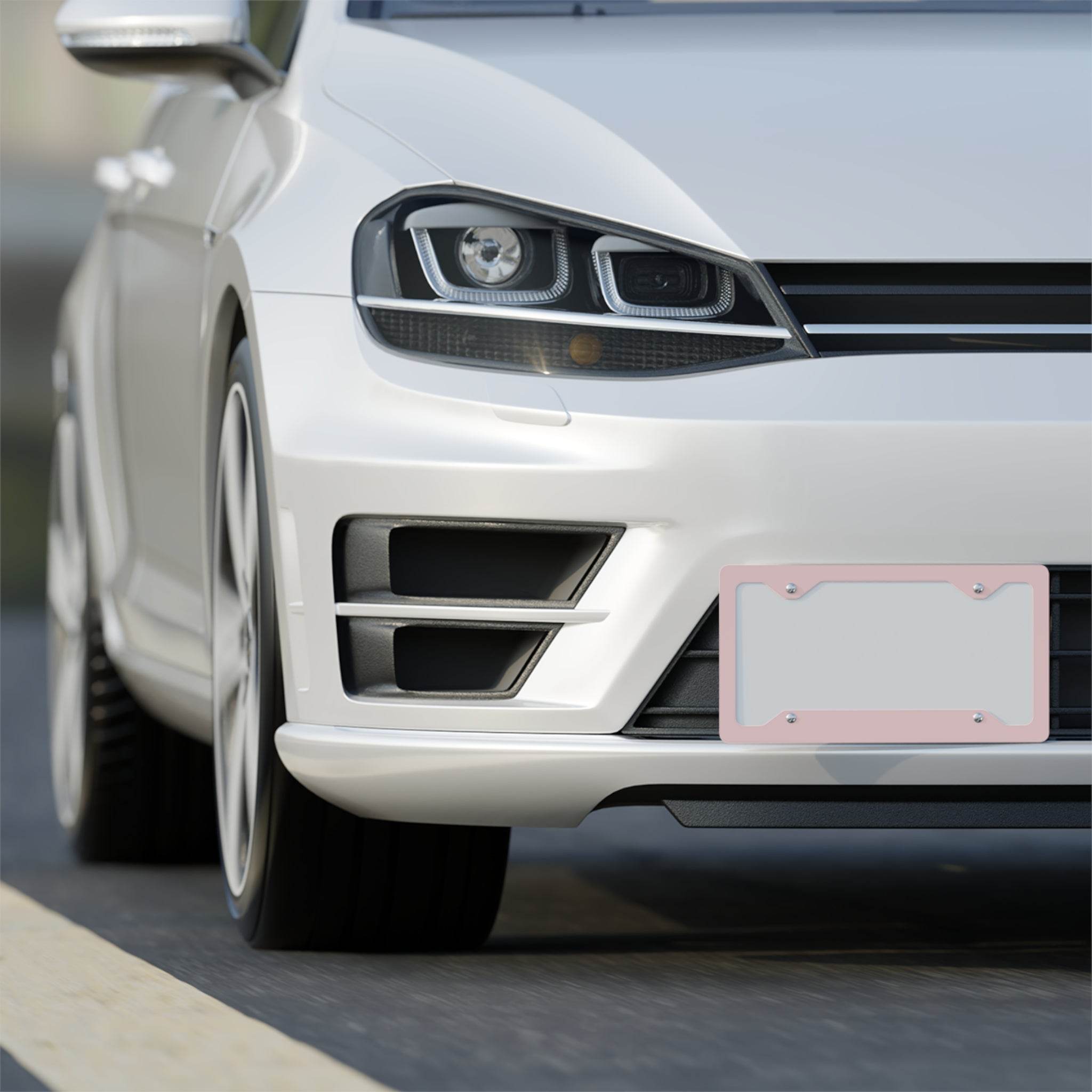 Pretty in Pink Metal License Plate Frame - Esmeralda Ecostore