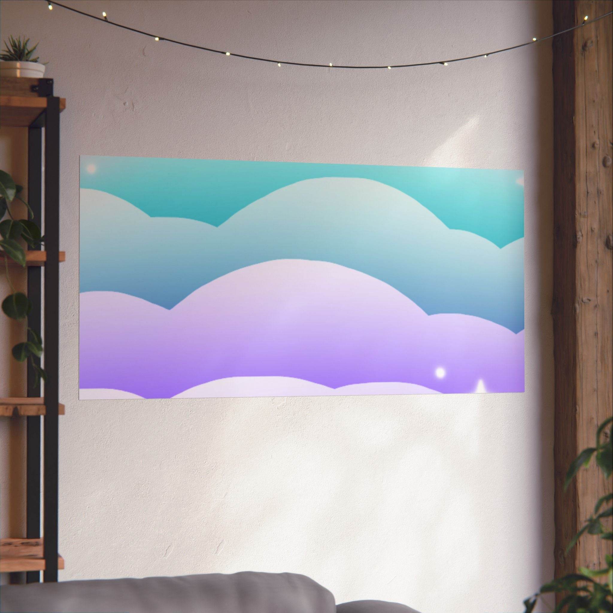 Cloudscape Matte Horizontal Posters - Esmeralda Ecostore