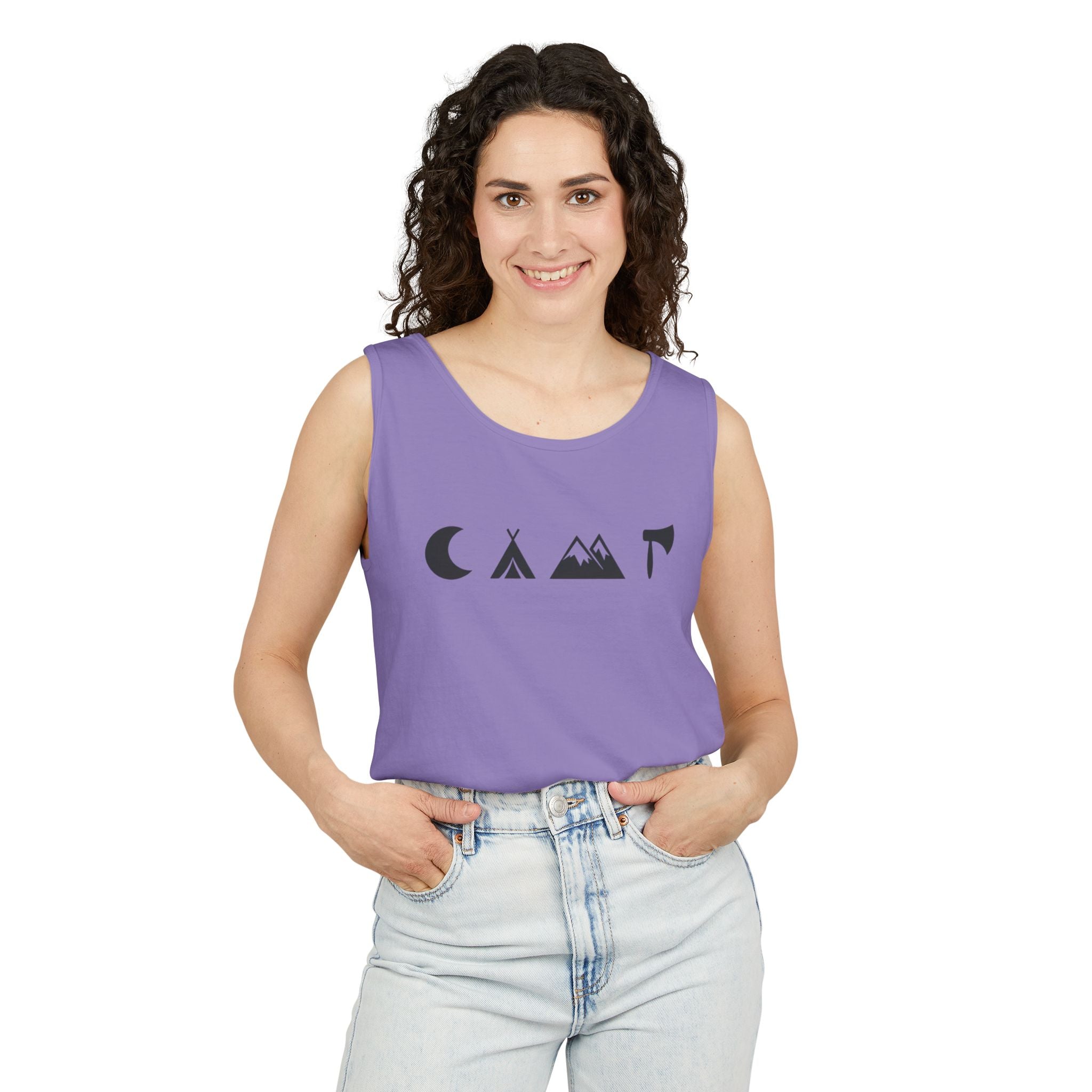 Adventure Awaits Unisex Garment-Dyed Tank Top
