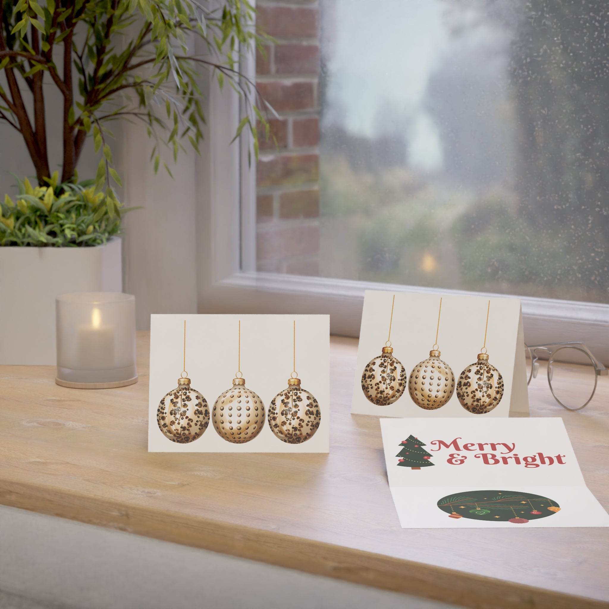 Merry&Bright Greeting Cards-1, 10, 30, 50pcs - Esmeralda Ecostore