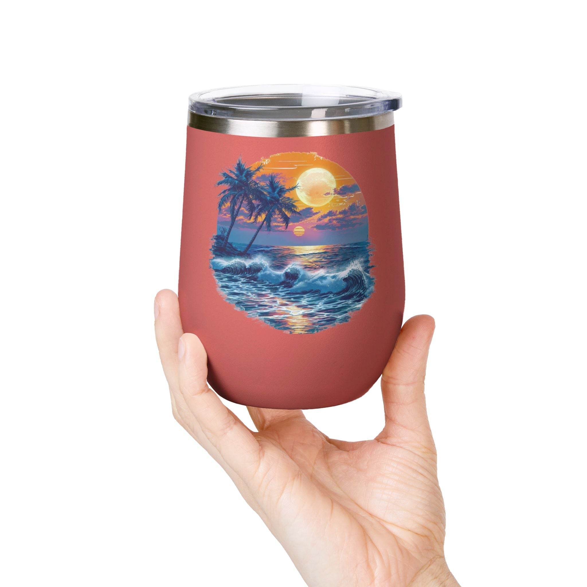 Tropical Sunset Wine Tumbler - Esmeralda Ecostore