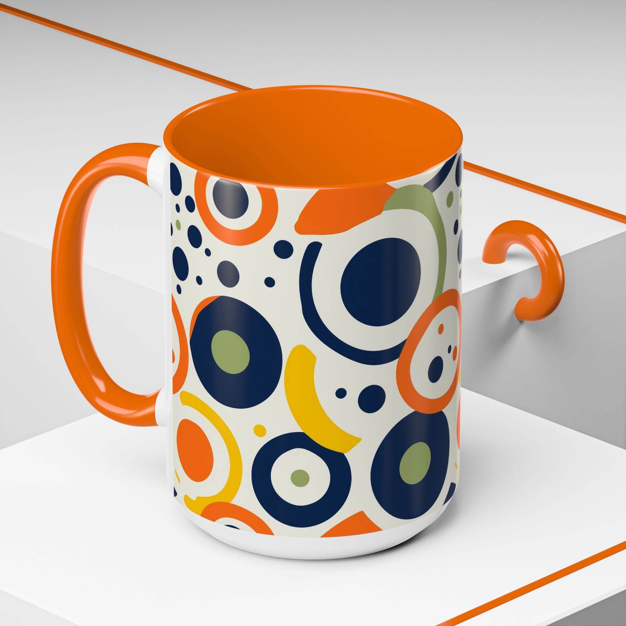Pop Art Accent Coffee Mug (11oz-15oz) - Esmeralda Ecostore