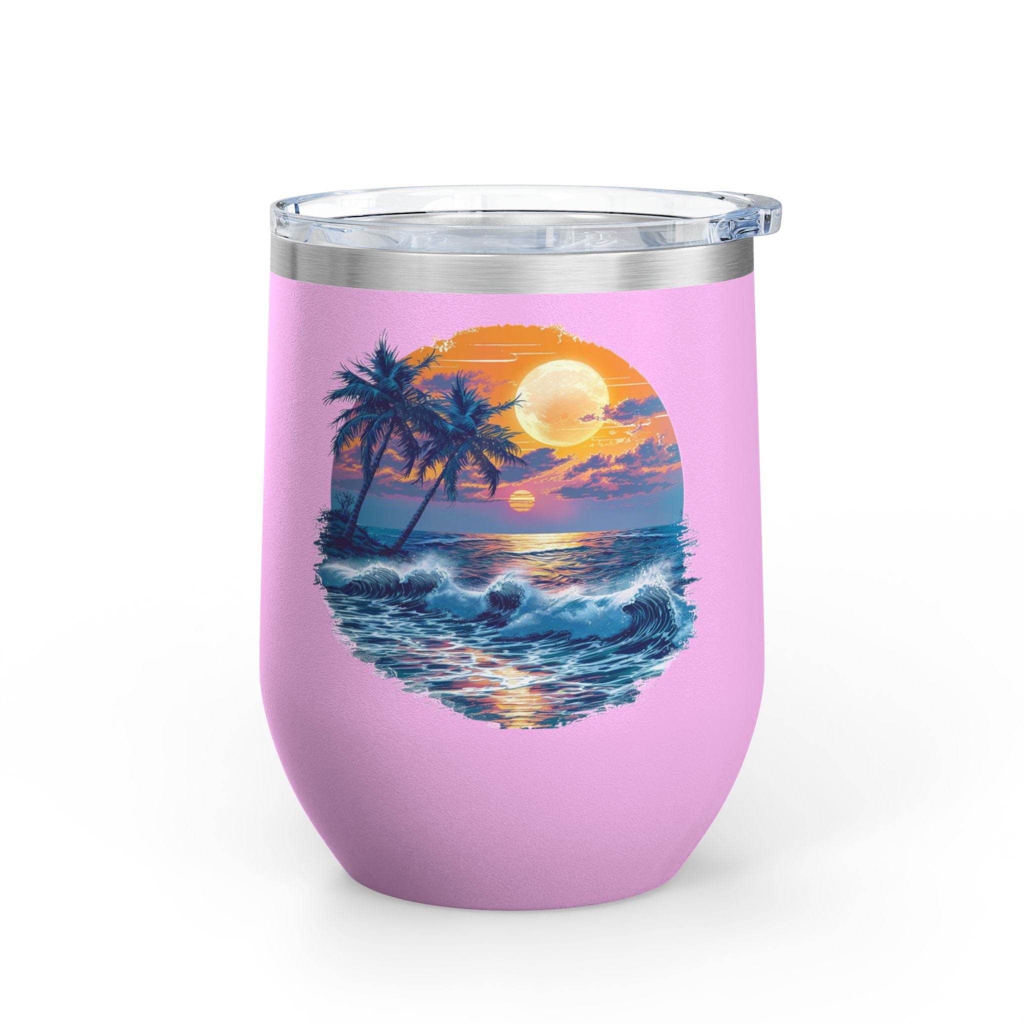 Tropical Sunset Wine Tumbler - Esmeralda Ecostore
