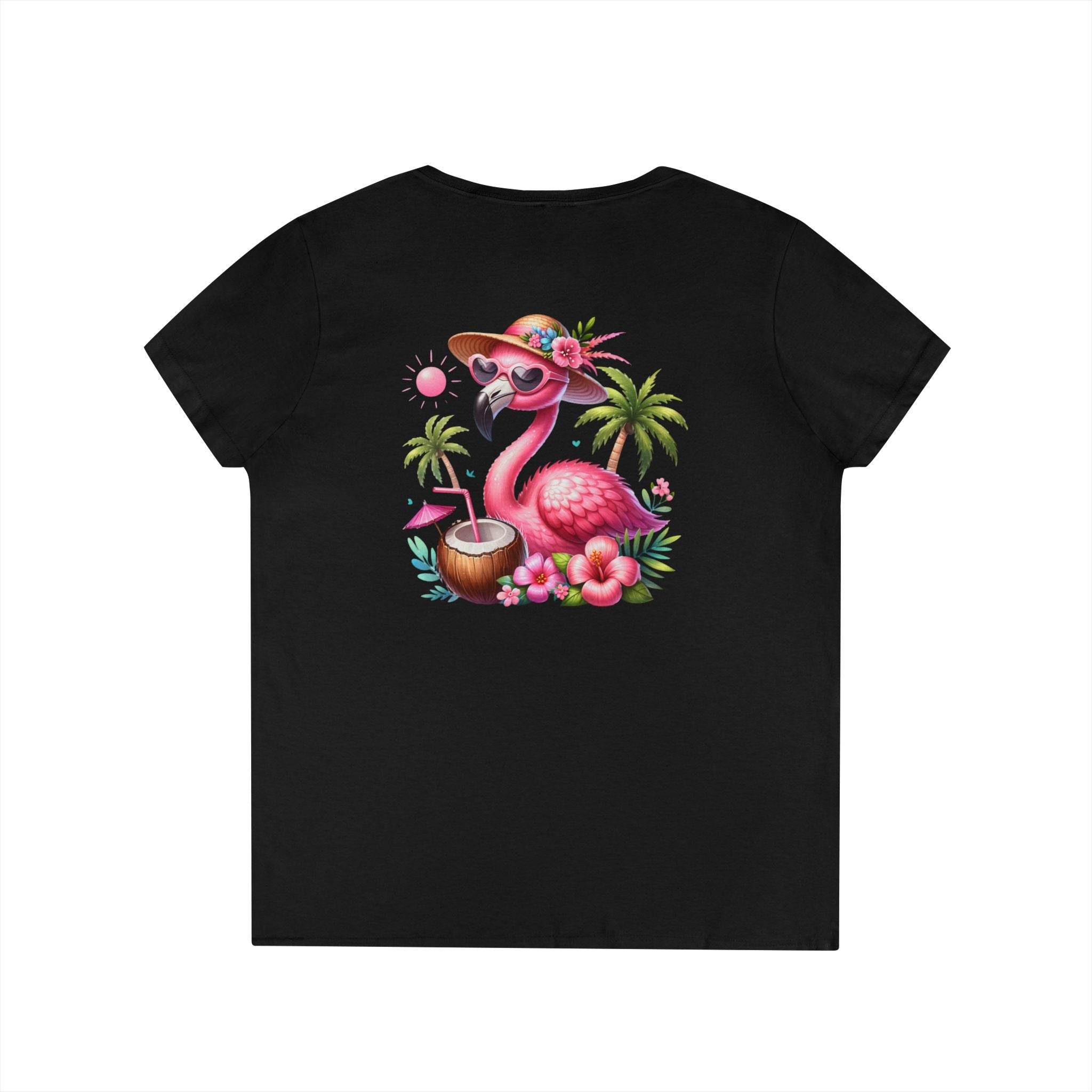 Tropical Chill Ladies's V-Neck T-Shirt - Esmeralda Ecostore