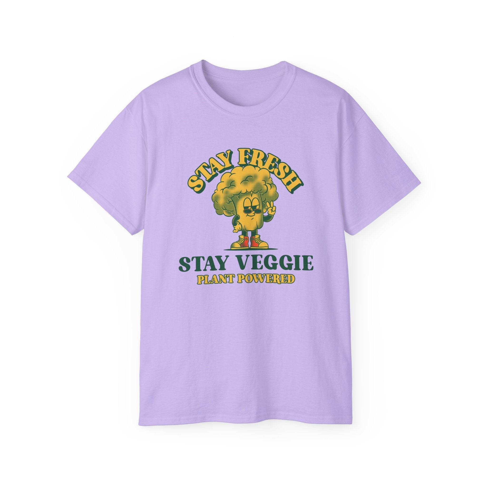 Stay Veggie Unisex Ultra Cotton Tee - Esmeralda Ecostore
