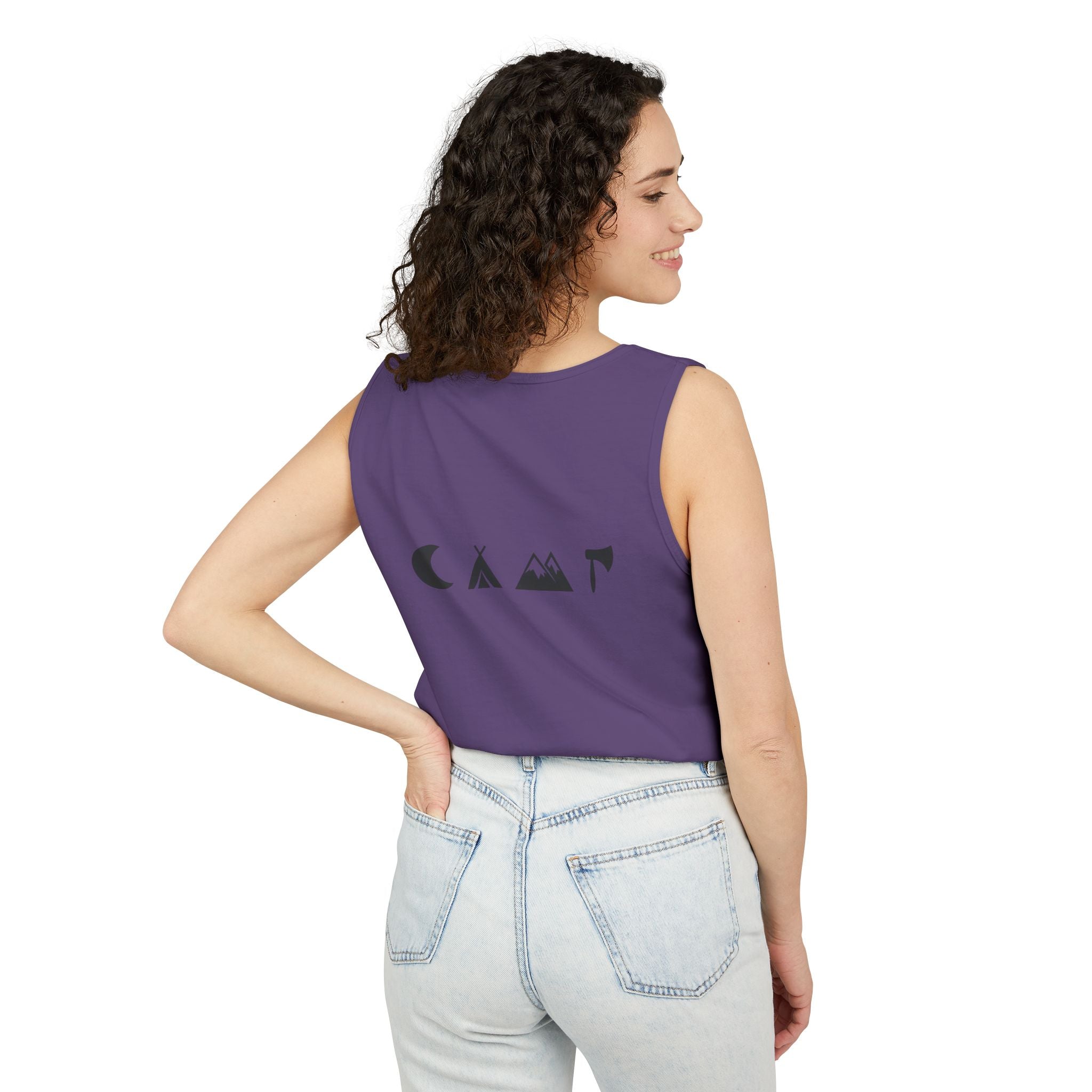Adventure Awaits Unisex Garment-Dyed Tank Top