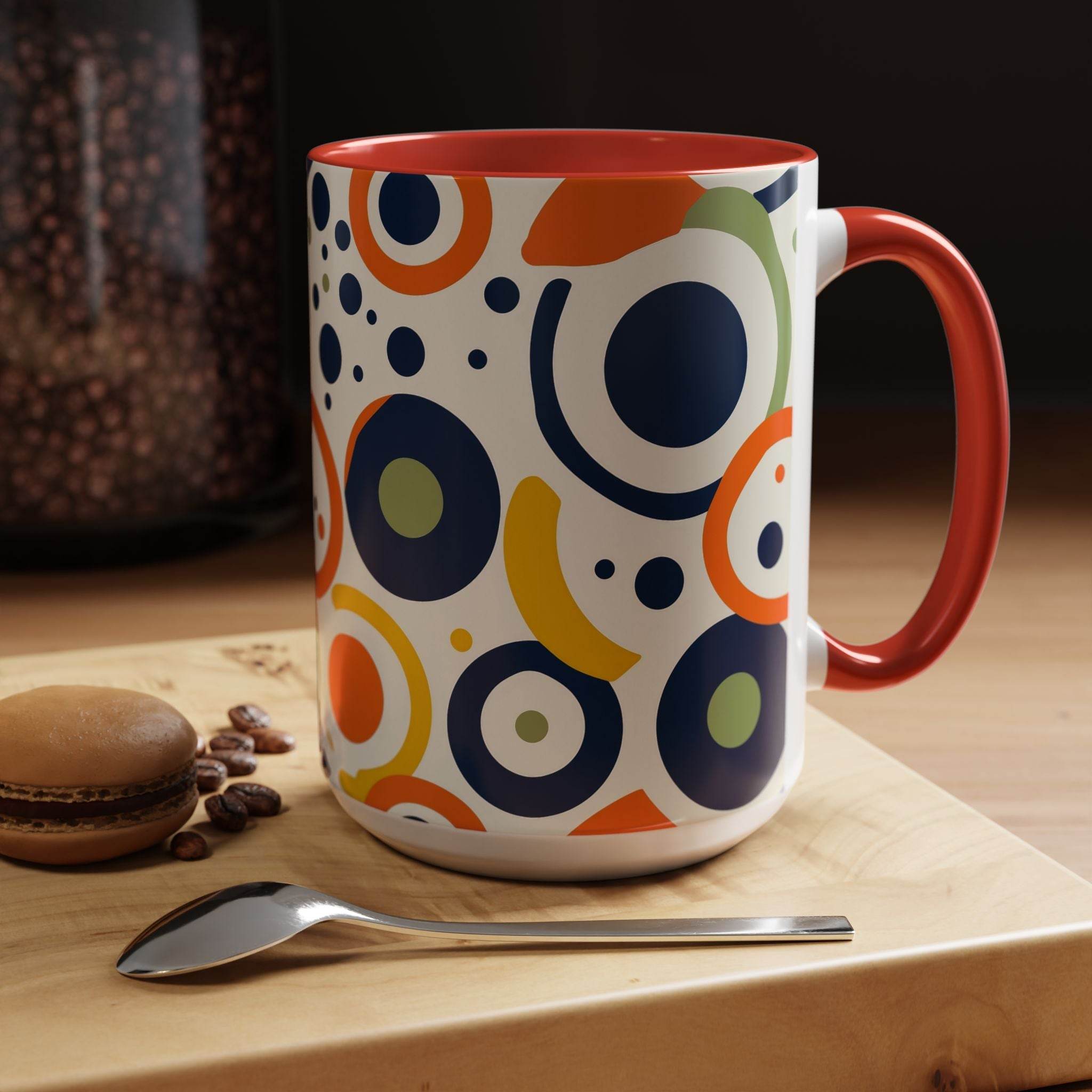 Pop Art Accent Coffee Mug (11oz-15oz) - Esmeralda Ecostore