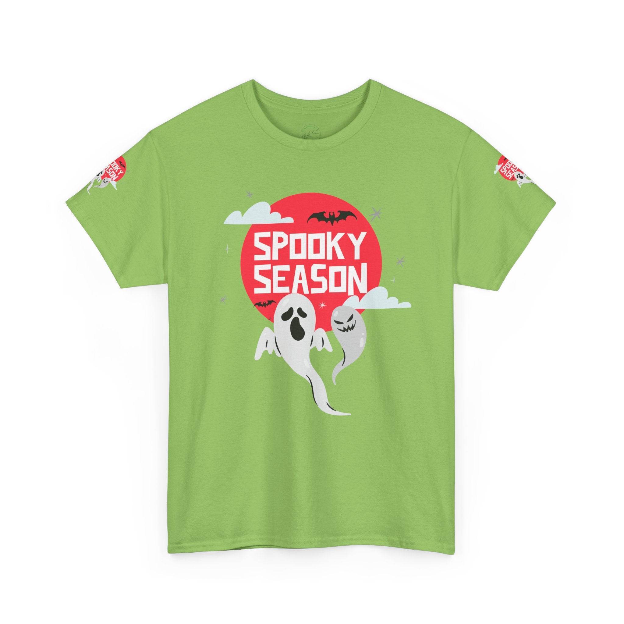 Spooky Season Halloween Eco-Friendly Shirt Unisex Heavy Cotton Tee