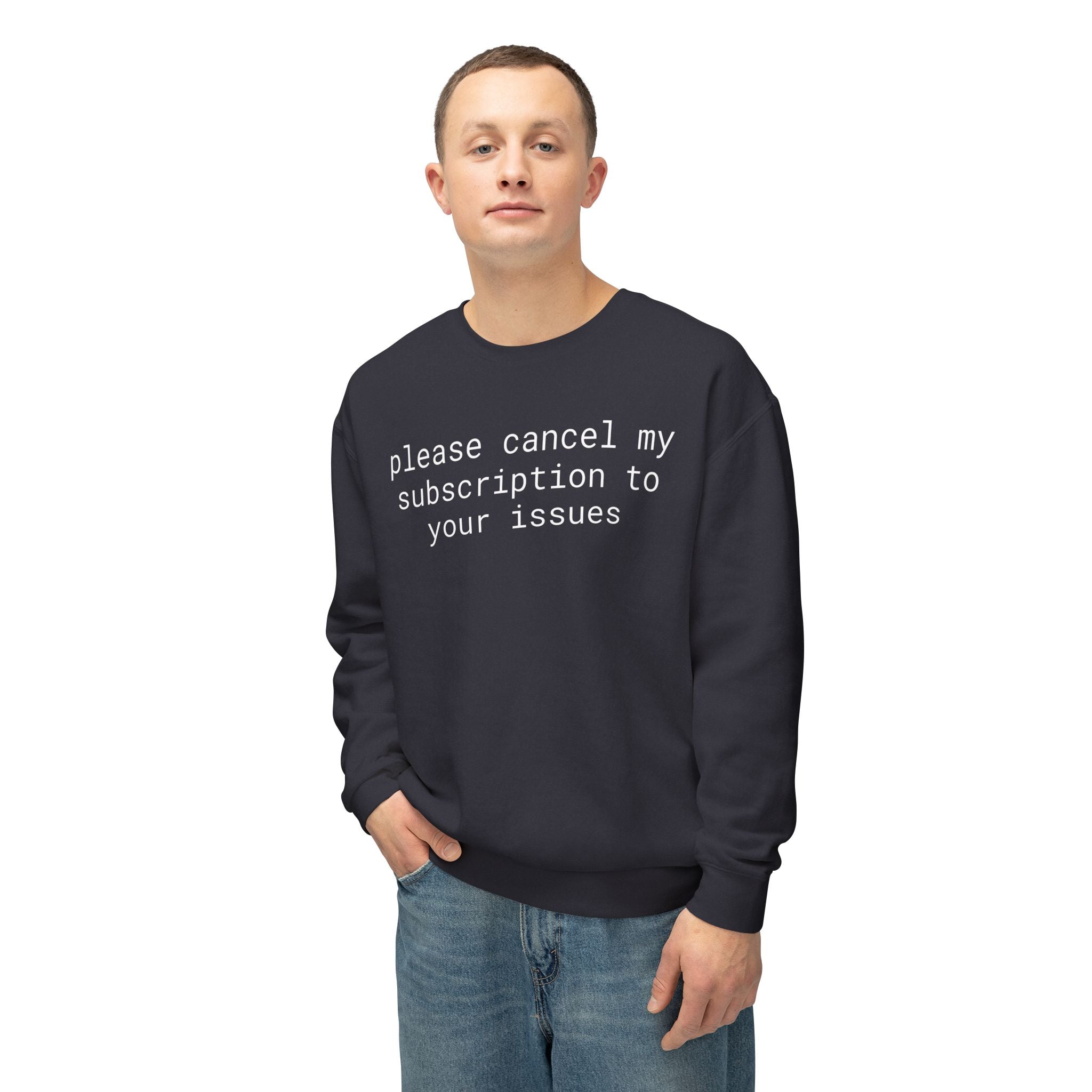 Funny Unisex Lightweight Crewneck Sweatshirt