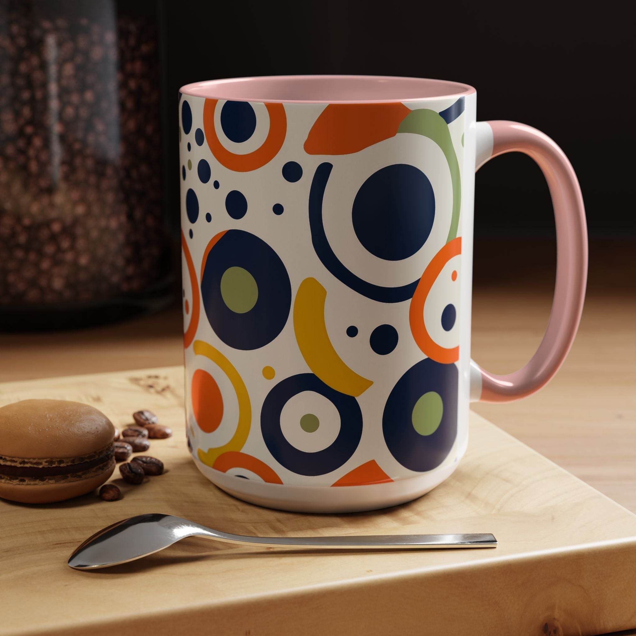 Pop Art Accent Coffee Mug (11oz-15oz) - Esmeralda Ecostore