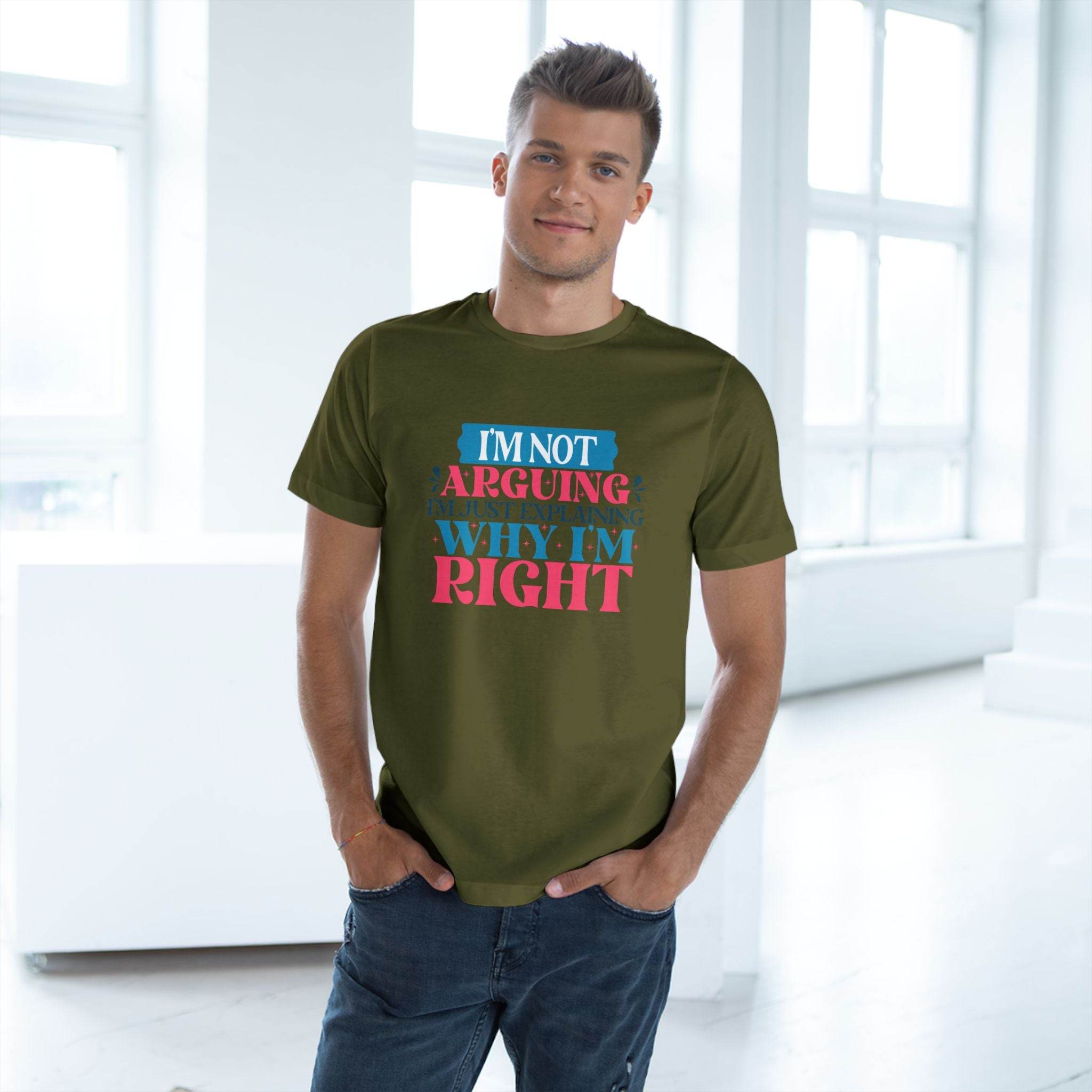 I'm Right Unisex Deluxe T-Shirt - Esmeralda Ecostore