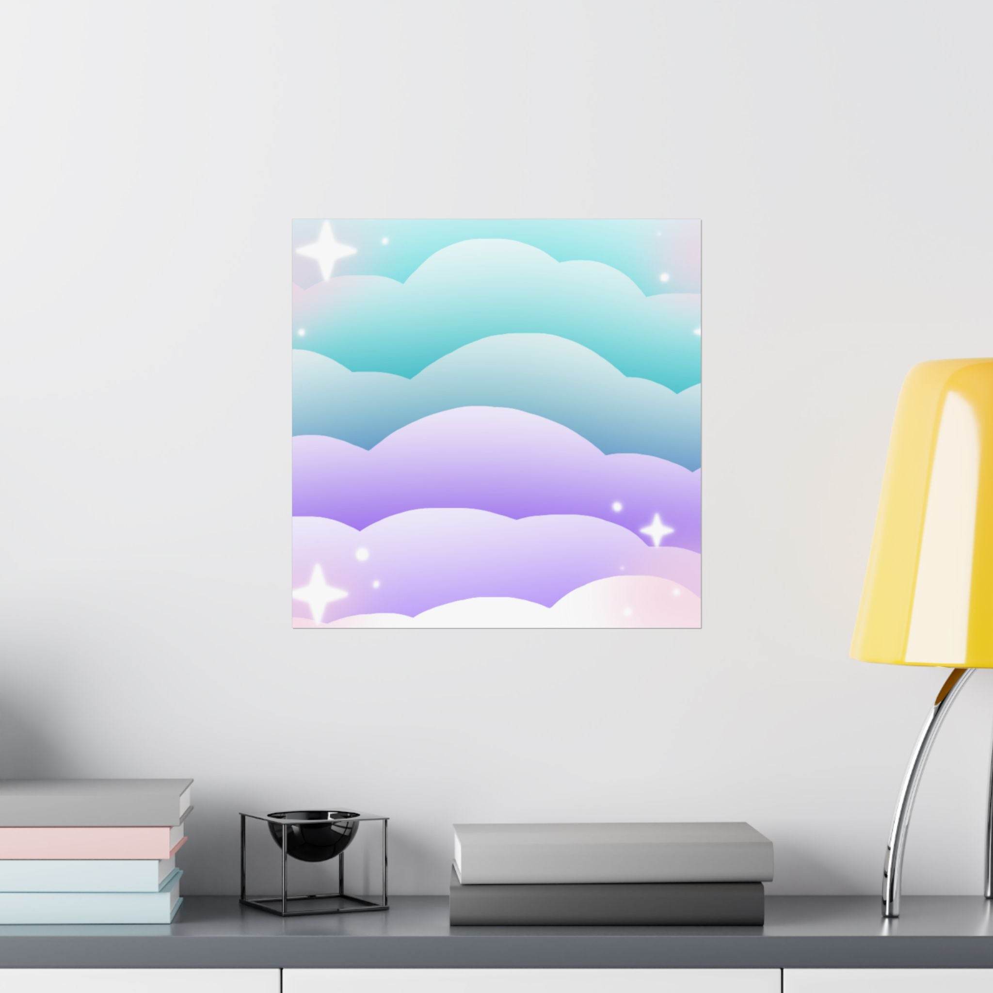 Cloudscape Matte Horizontal Posters - Esmeralda Ecostore