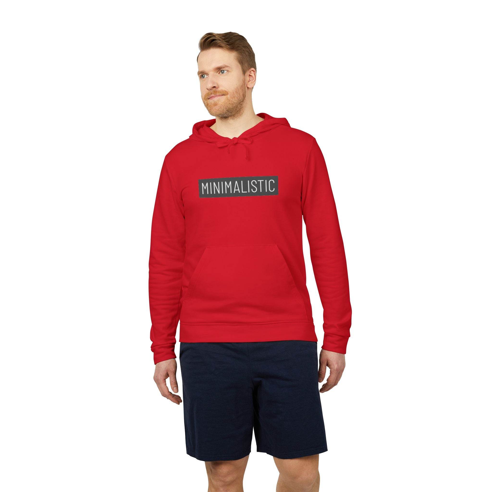Minimalistic Adidas Unisex Fleece Hoodie - Hoodies - Esmeralda Ecostore
