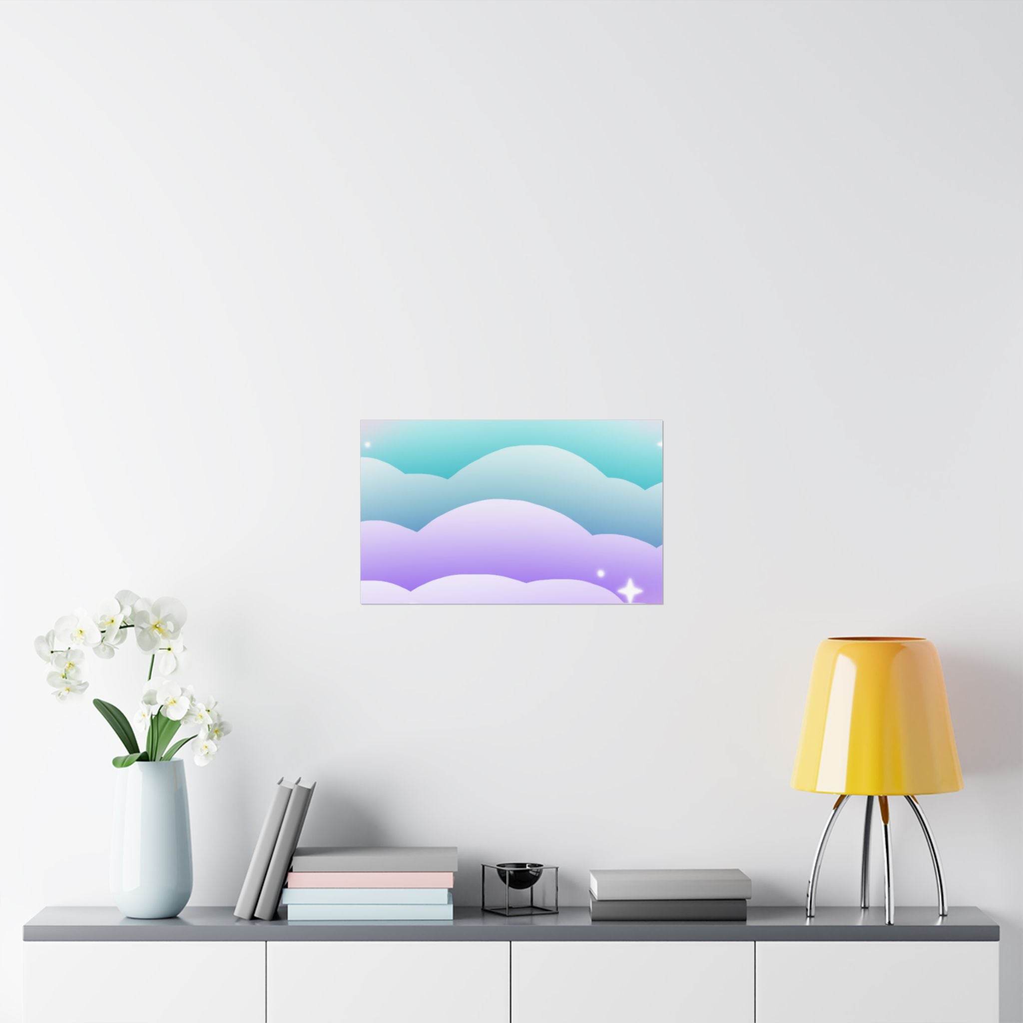 Cloudscape Matte Horizontal Posters - Esmeralda Ecostore
