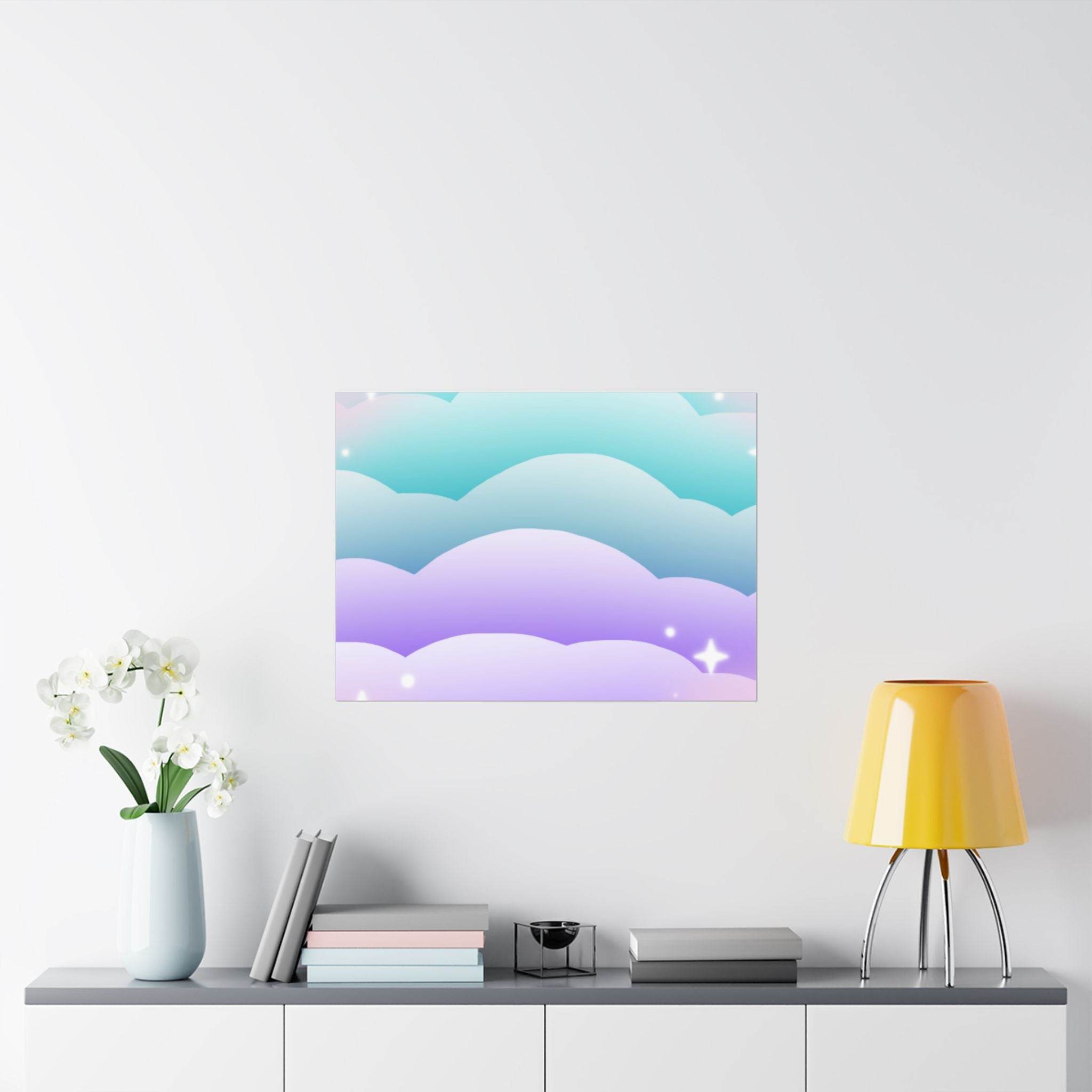 Cloudscape Matte Horizontal Posters - Esmeralda Ecostore