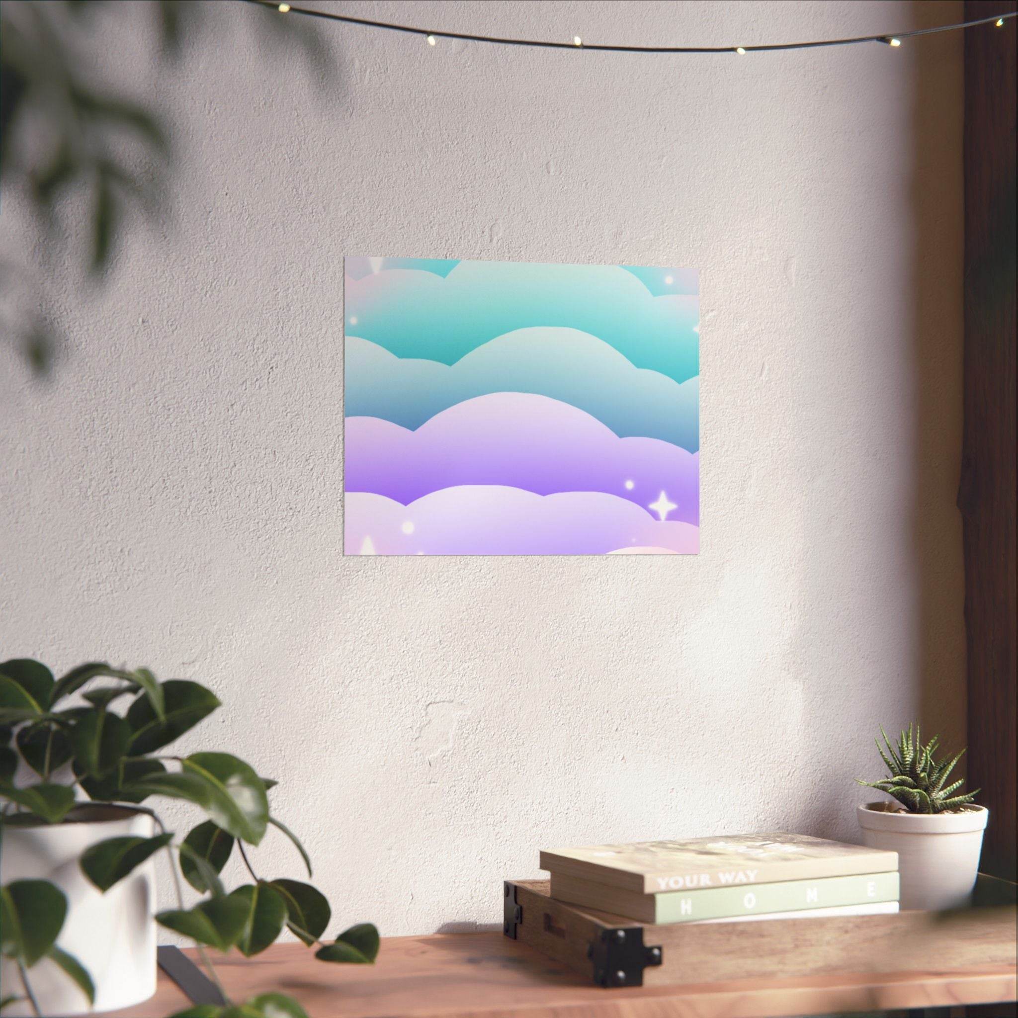Cloudscape Matte Horizontal Posters - Esmeralda Ecostore