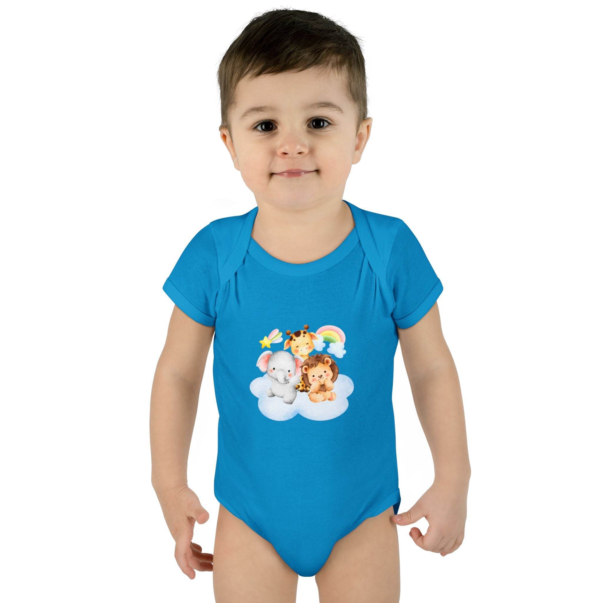 Cloud Buddies Infant Baby Rib Bodysuit - Esmeralda Ecostore